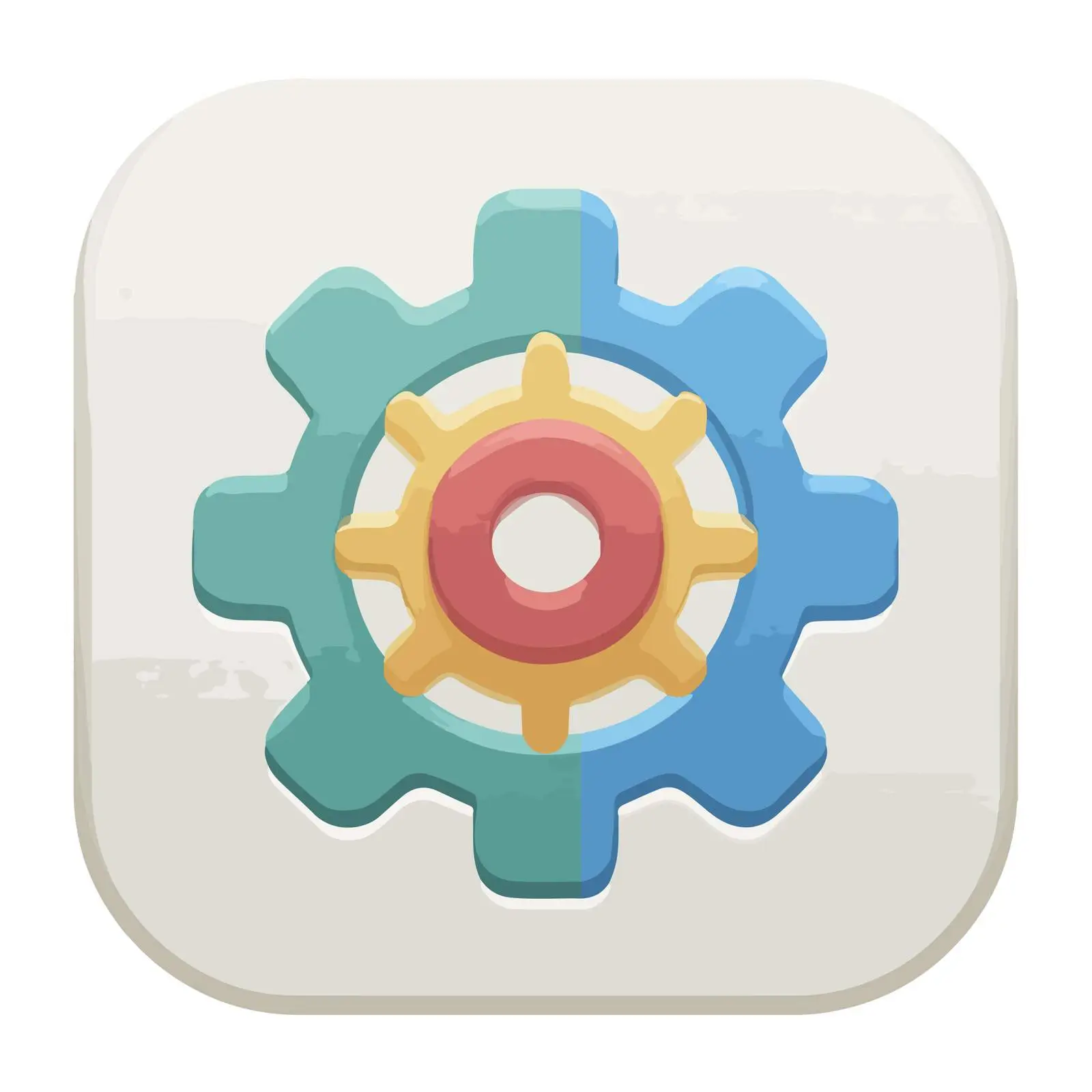 Settings Gear Pictogram Flat Icon — free download from Dotvec