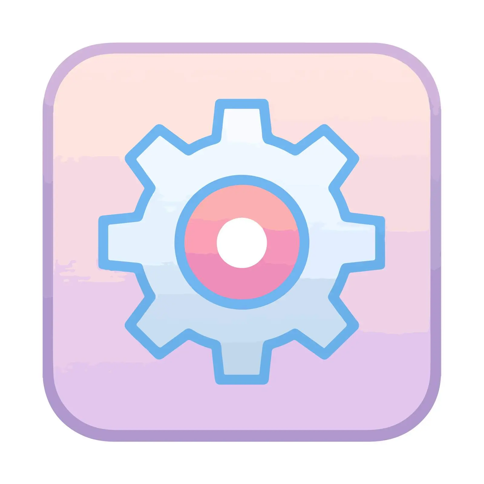 Settings Gear Flat Design Icon — free download from Dotvec