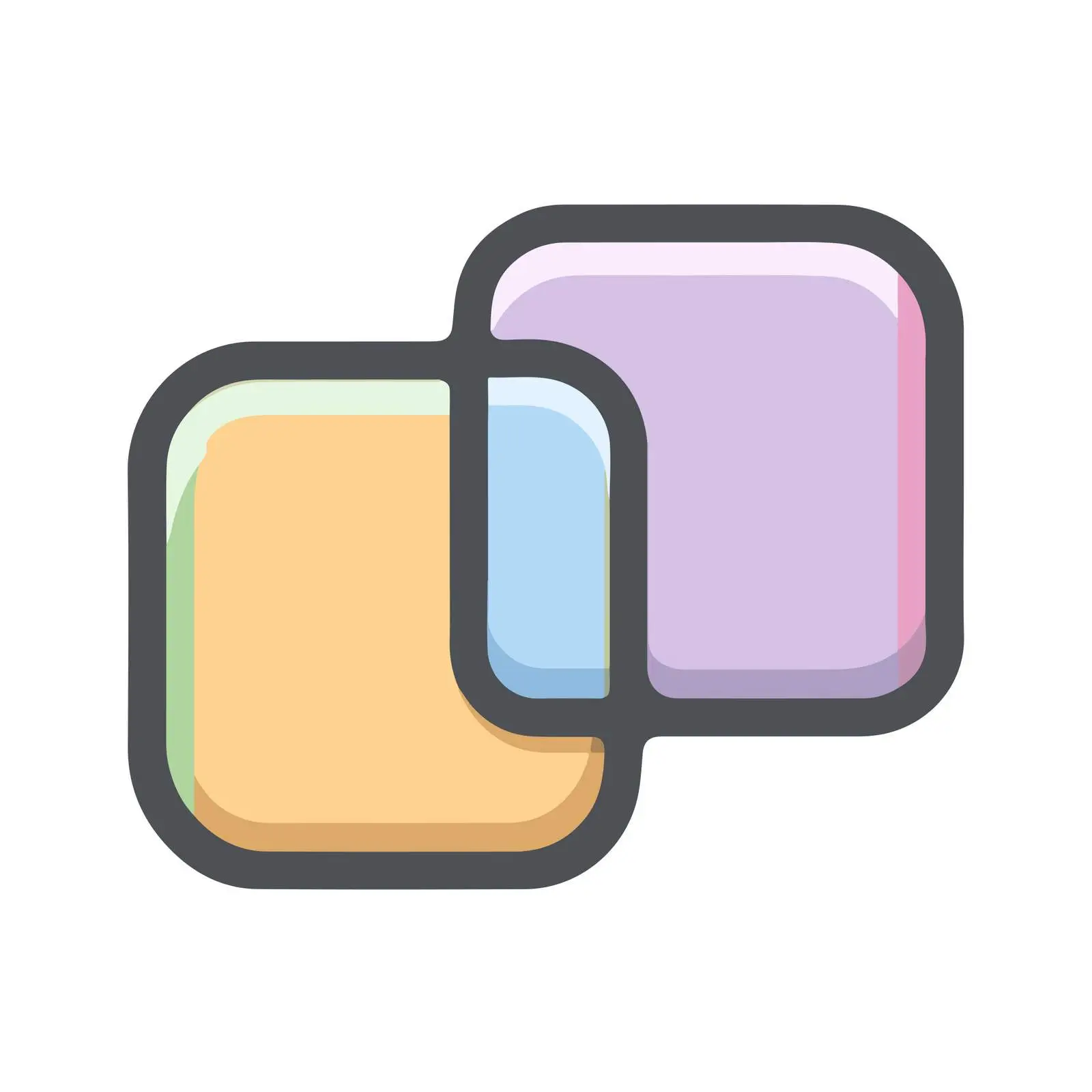 Share Clean UI Icon in Pastel Colors — free download from Dotvec