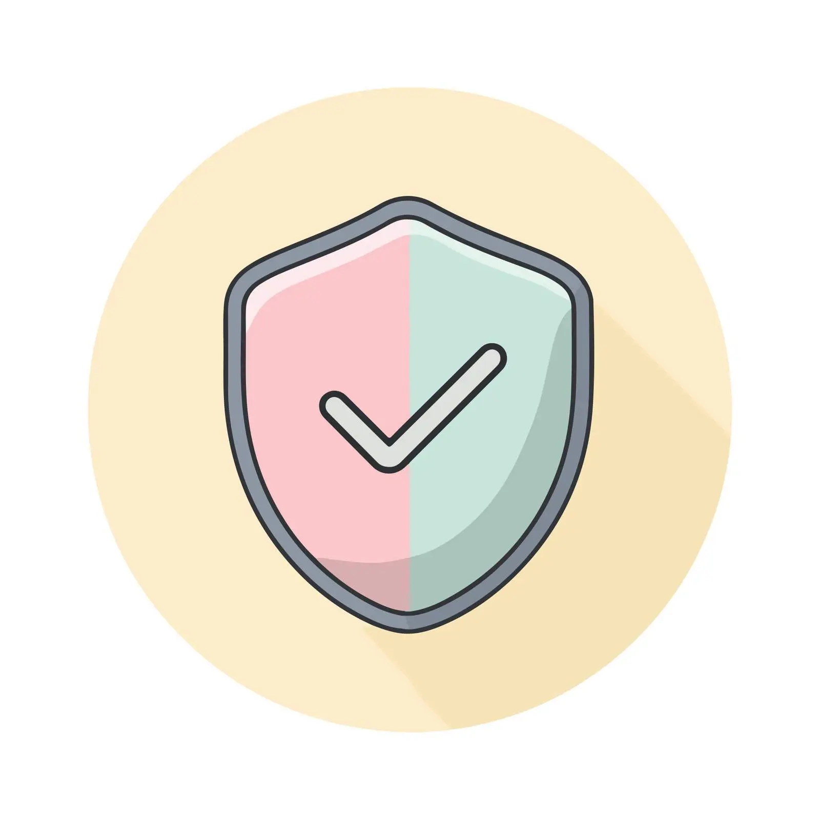 Minimal Shield Check Icon — free download from Dotvec