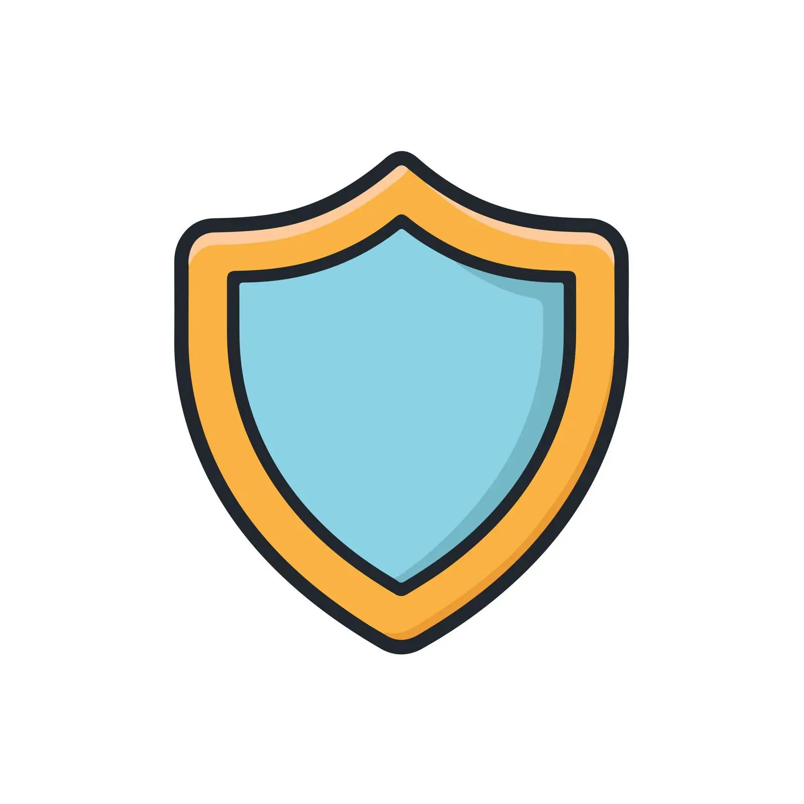 Modern Shield Icon — free download from Dotvec