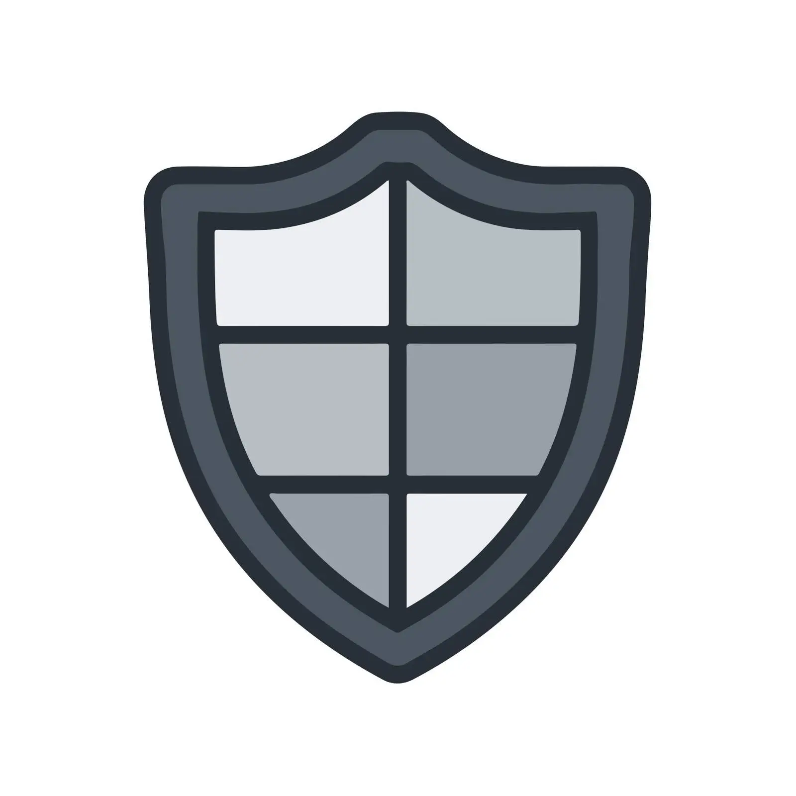 Minimalist Shield Icon — free download from Dotvec