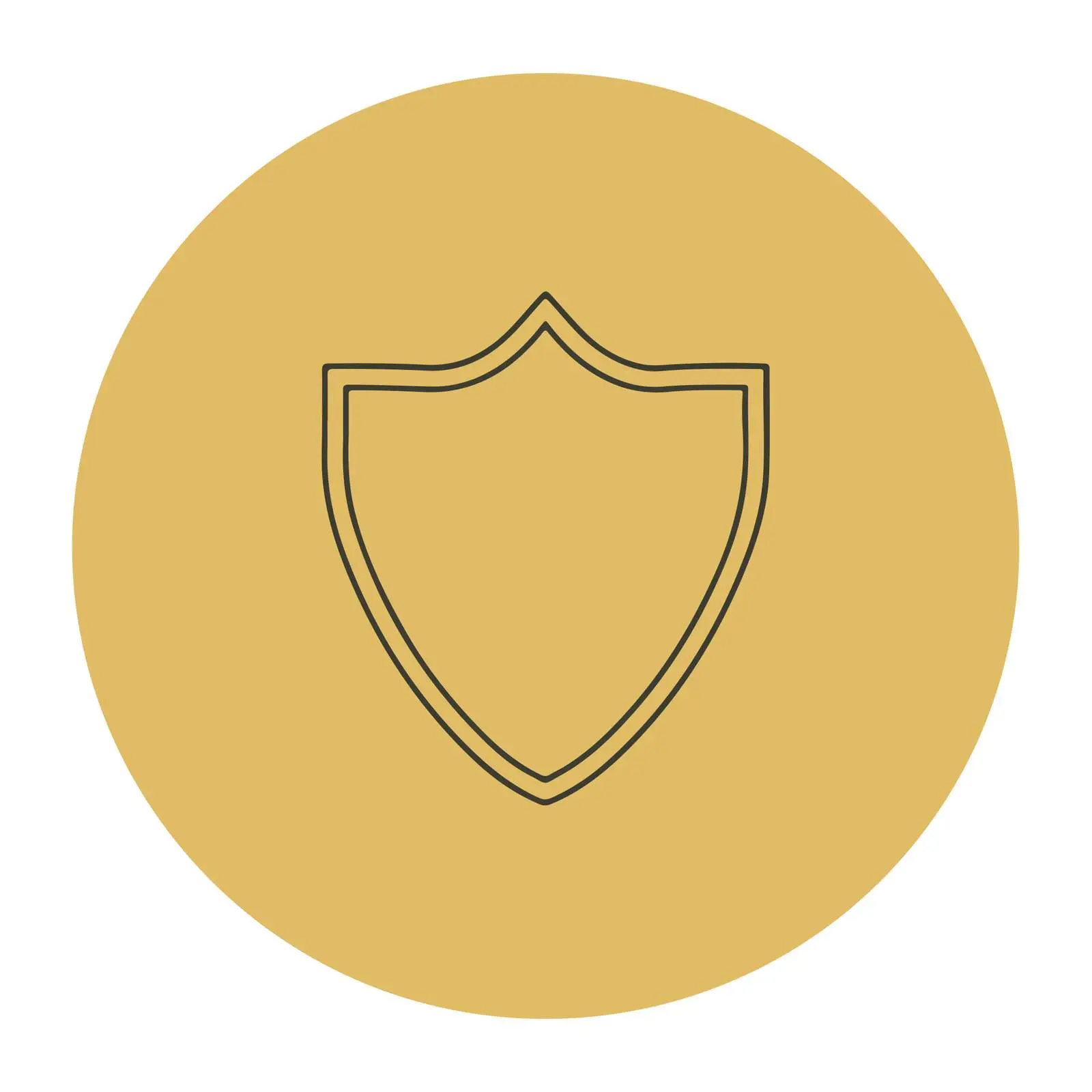 Minimal Shield Icon — free download from Dotvec
