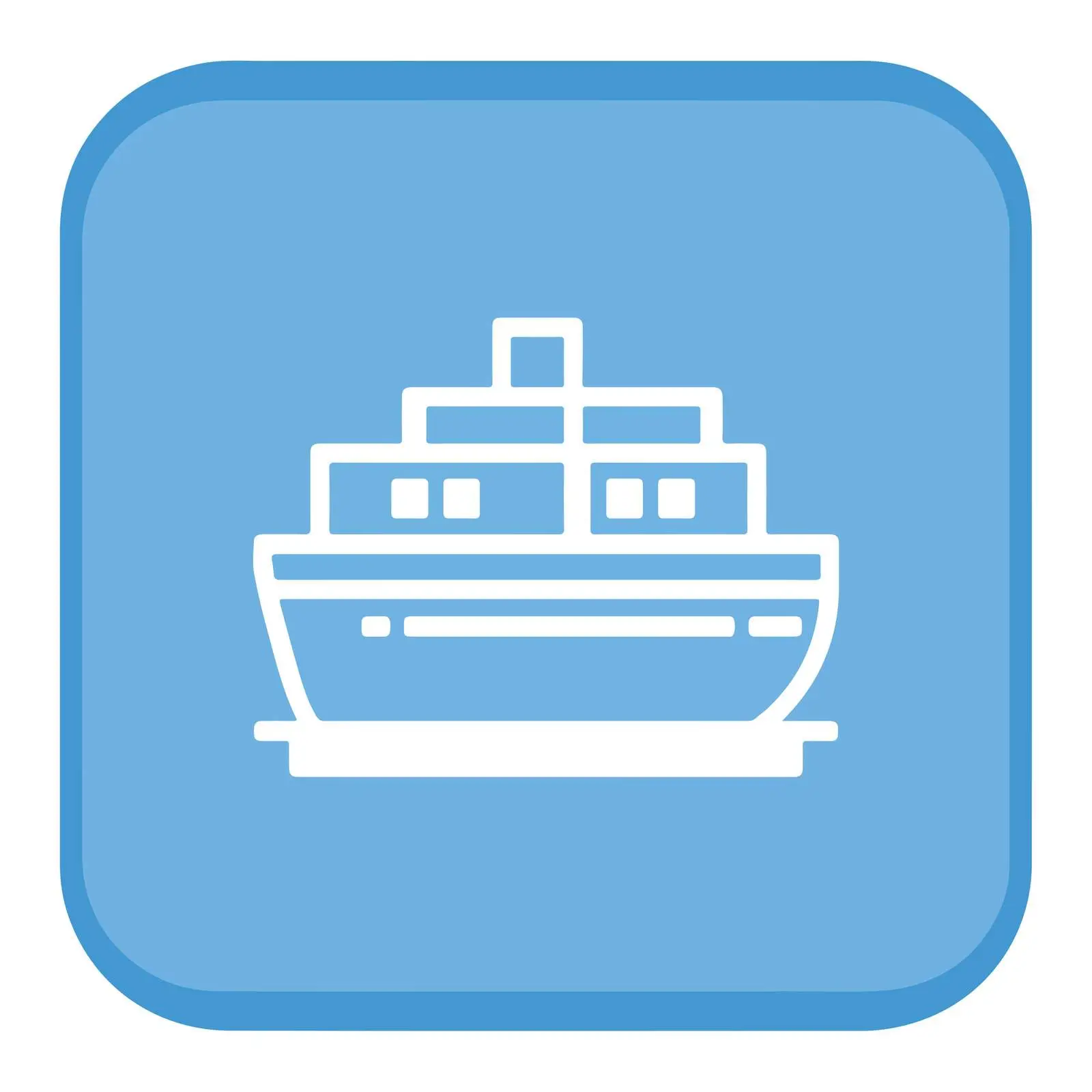 Minimalist Ship Icon — free download from Dotvec