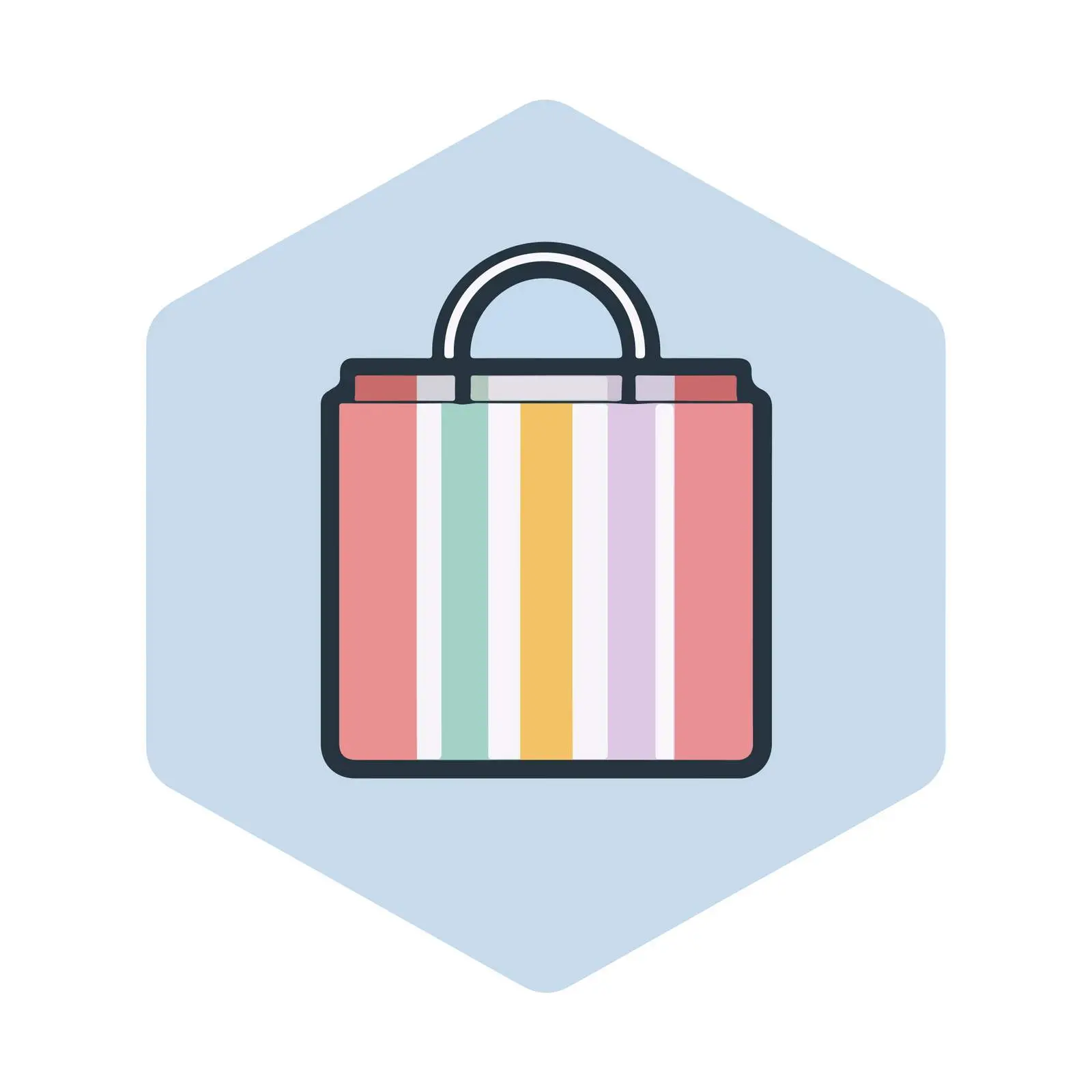 Elegant Shopping Bag Icon — free download from Dotvec