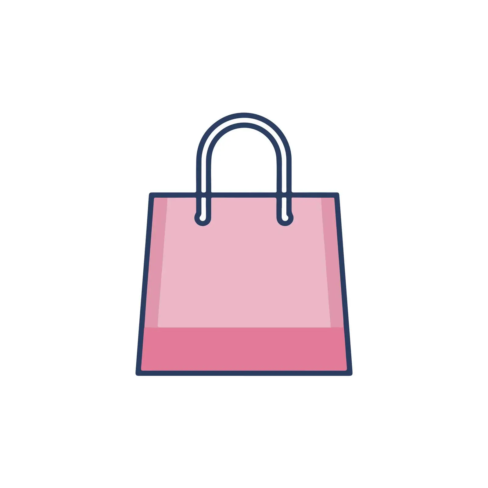 Minimal Shopping Bag Icon — free download from Dotvec