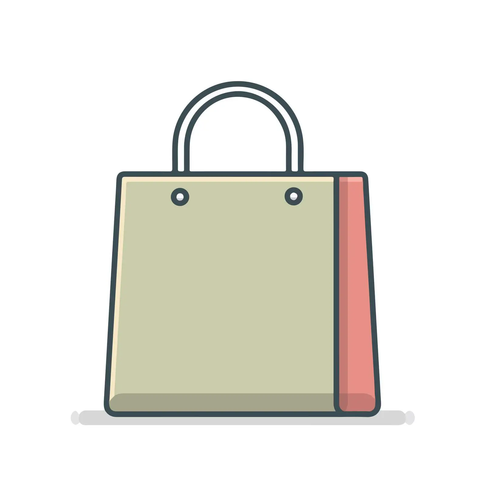 Minimal Shopping Bag Icon — free download from Dotvec
