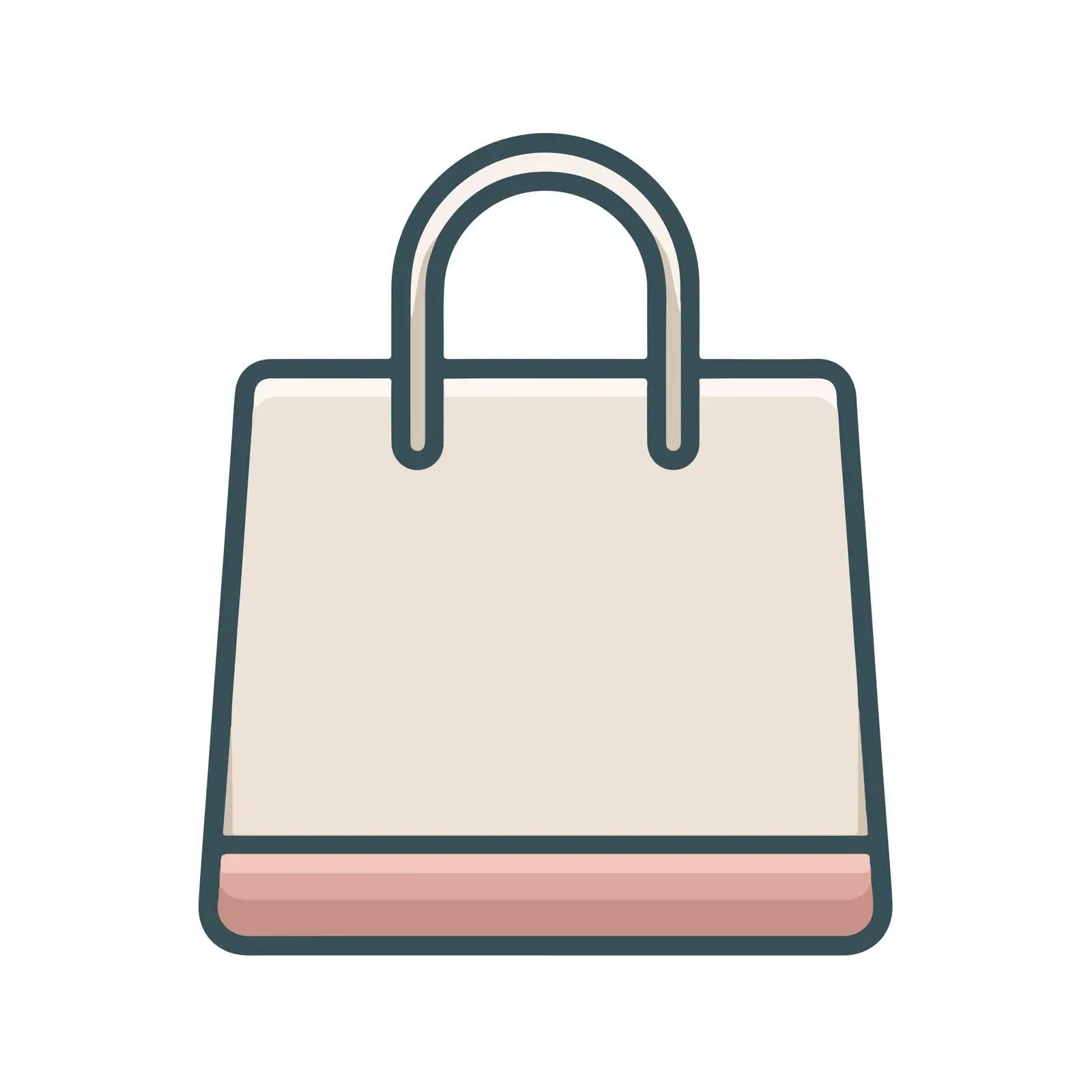 Minimal Shopping Bag Icon — free download from Dotvec