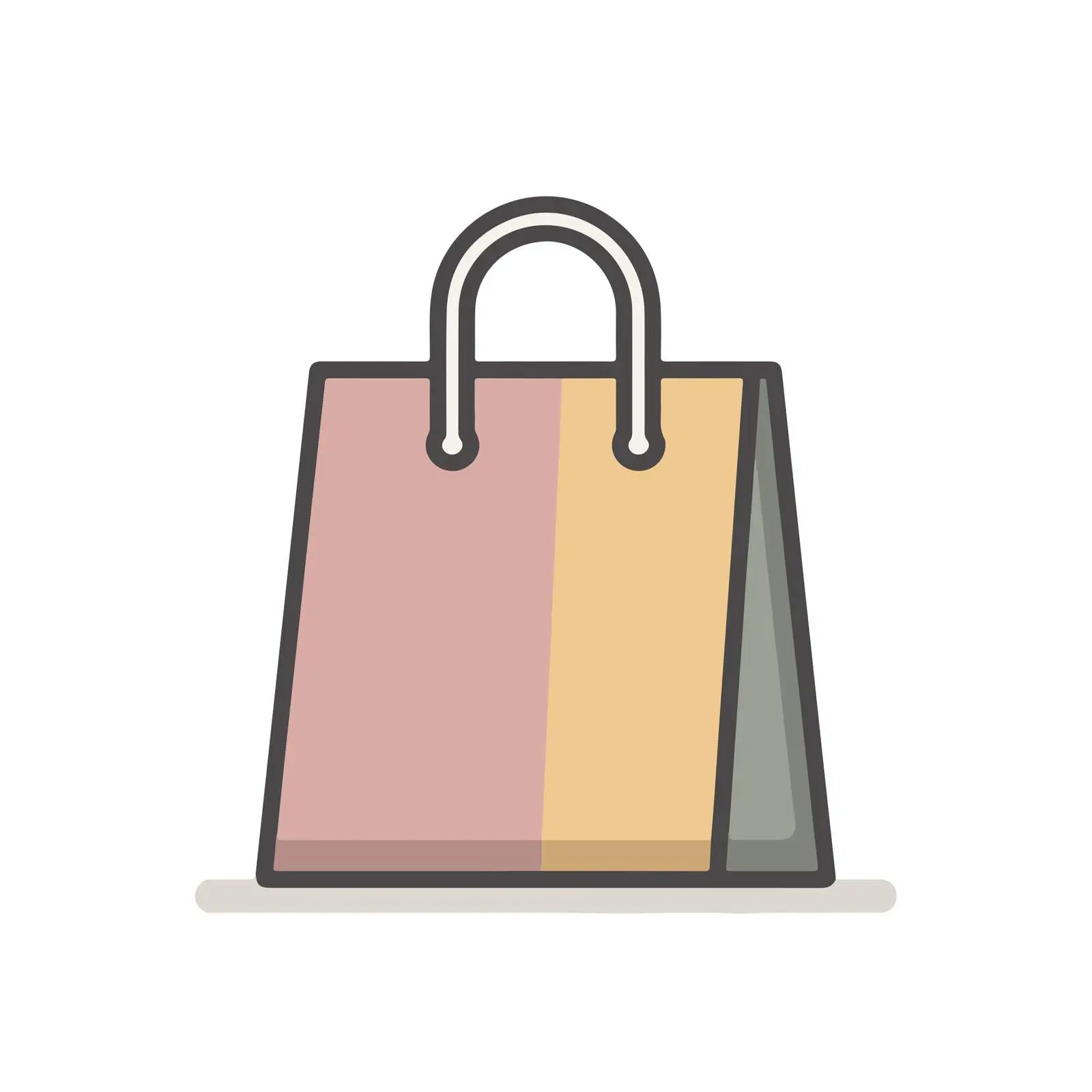 Minimal Shopping Bag Icon — free download from Dotvec