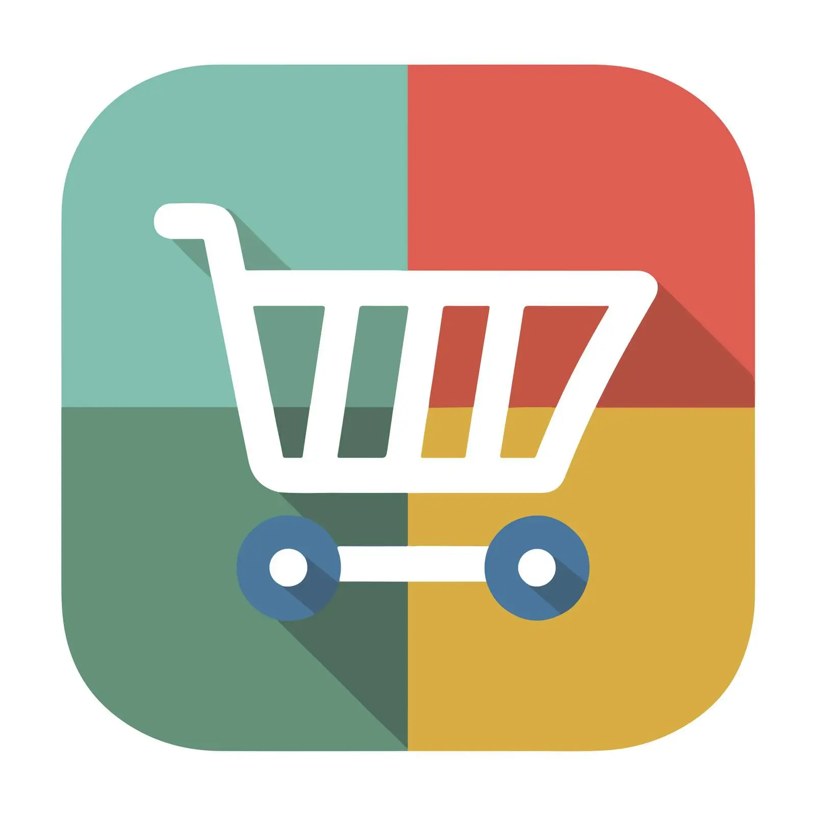 High-Contrast Shopping Cart Icon — free download from Dotvec