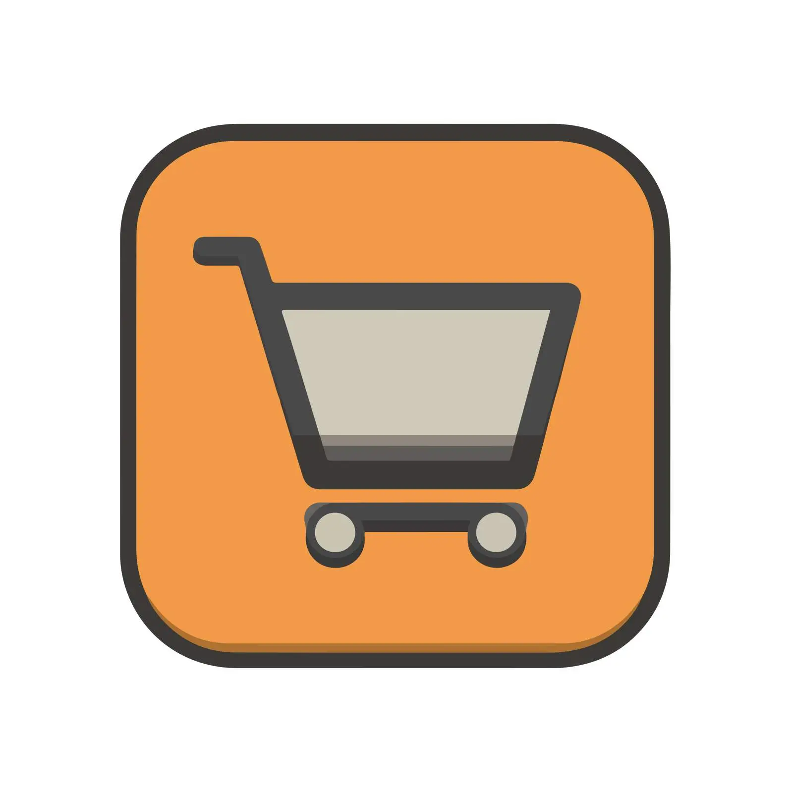 Minimal Shopping Cart Icon — free download from Dotvec