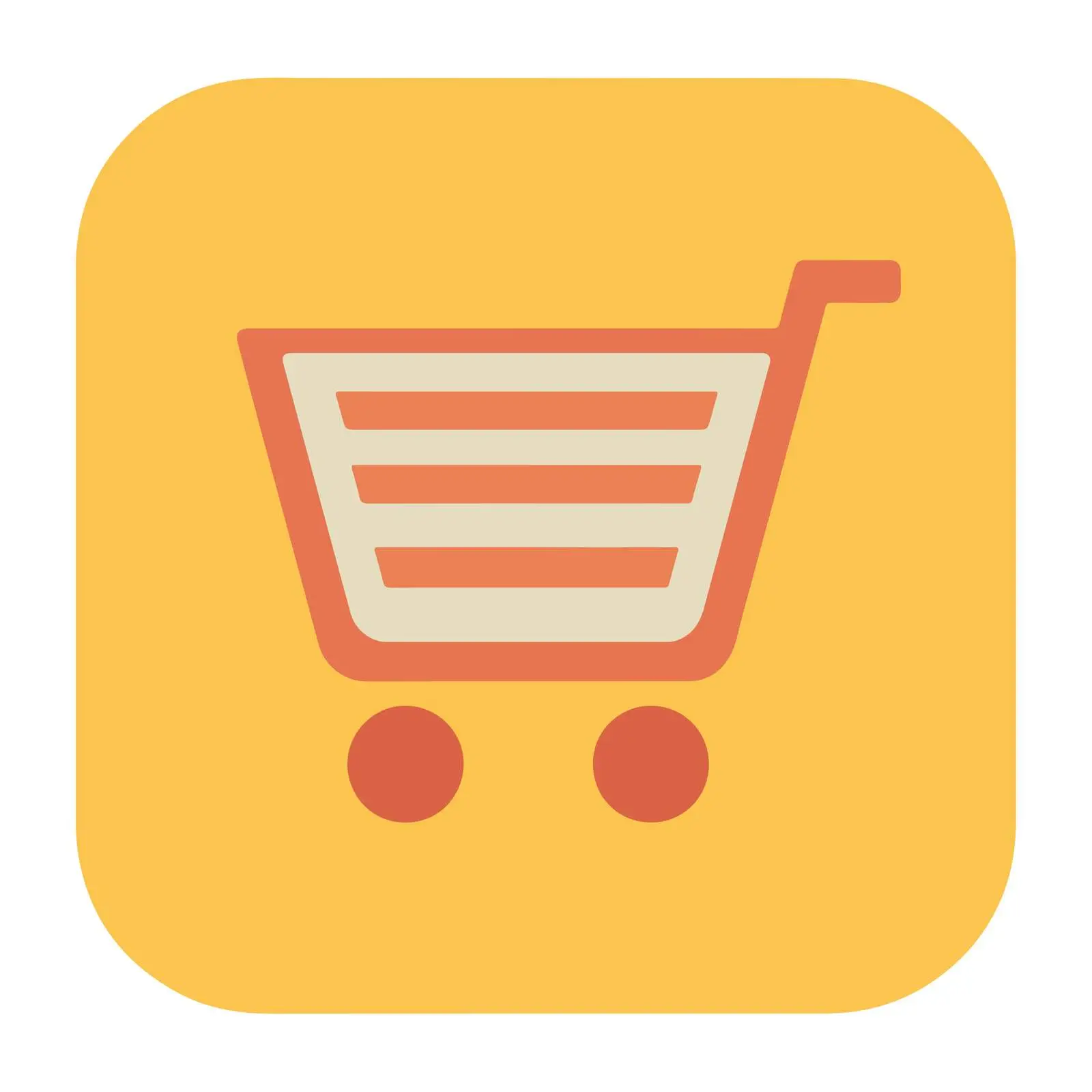 Shopping Cart Geometric Icon Design — free download from Dotvec