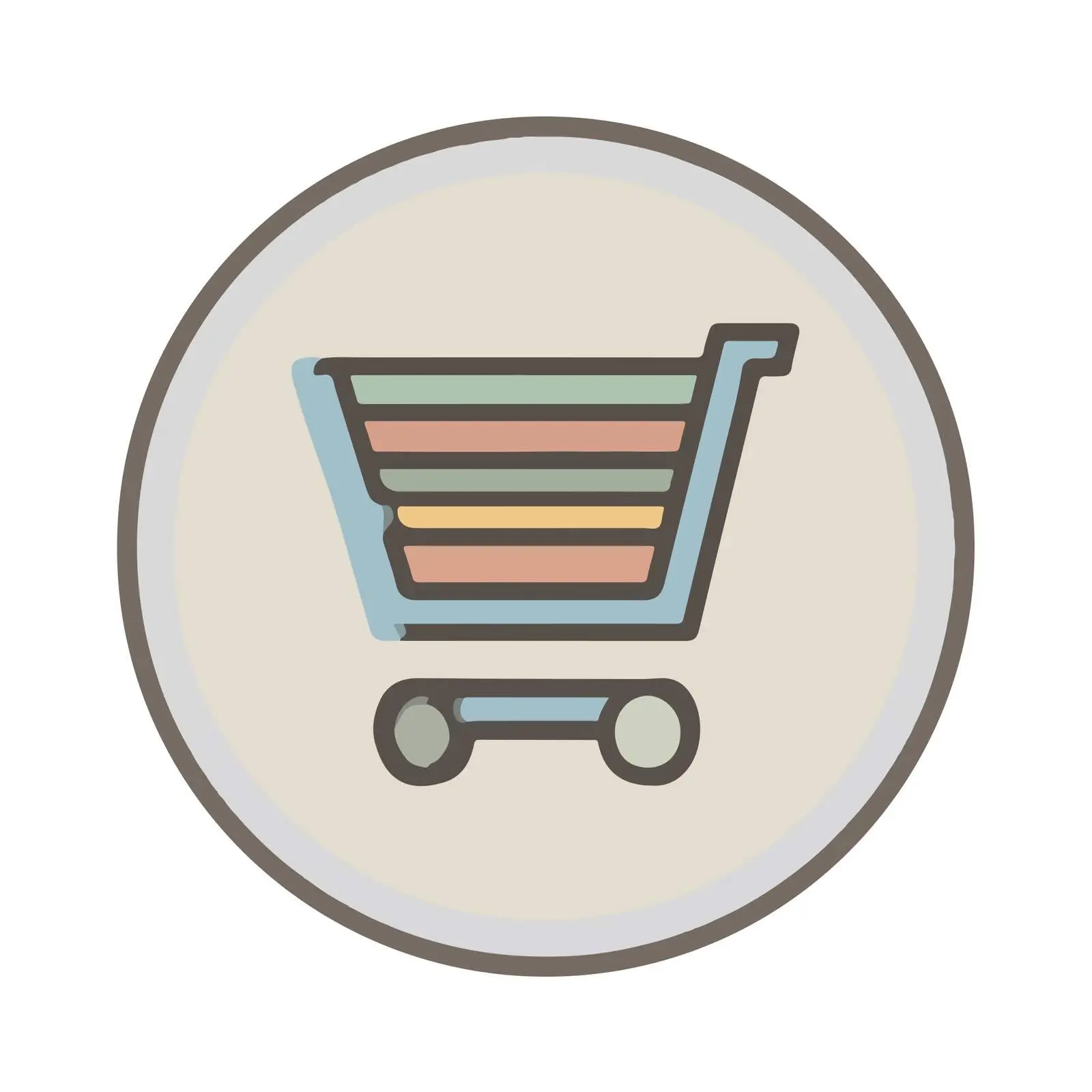 Minimal Shopping Cart Icon — free download from Dotvec