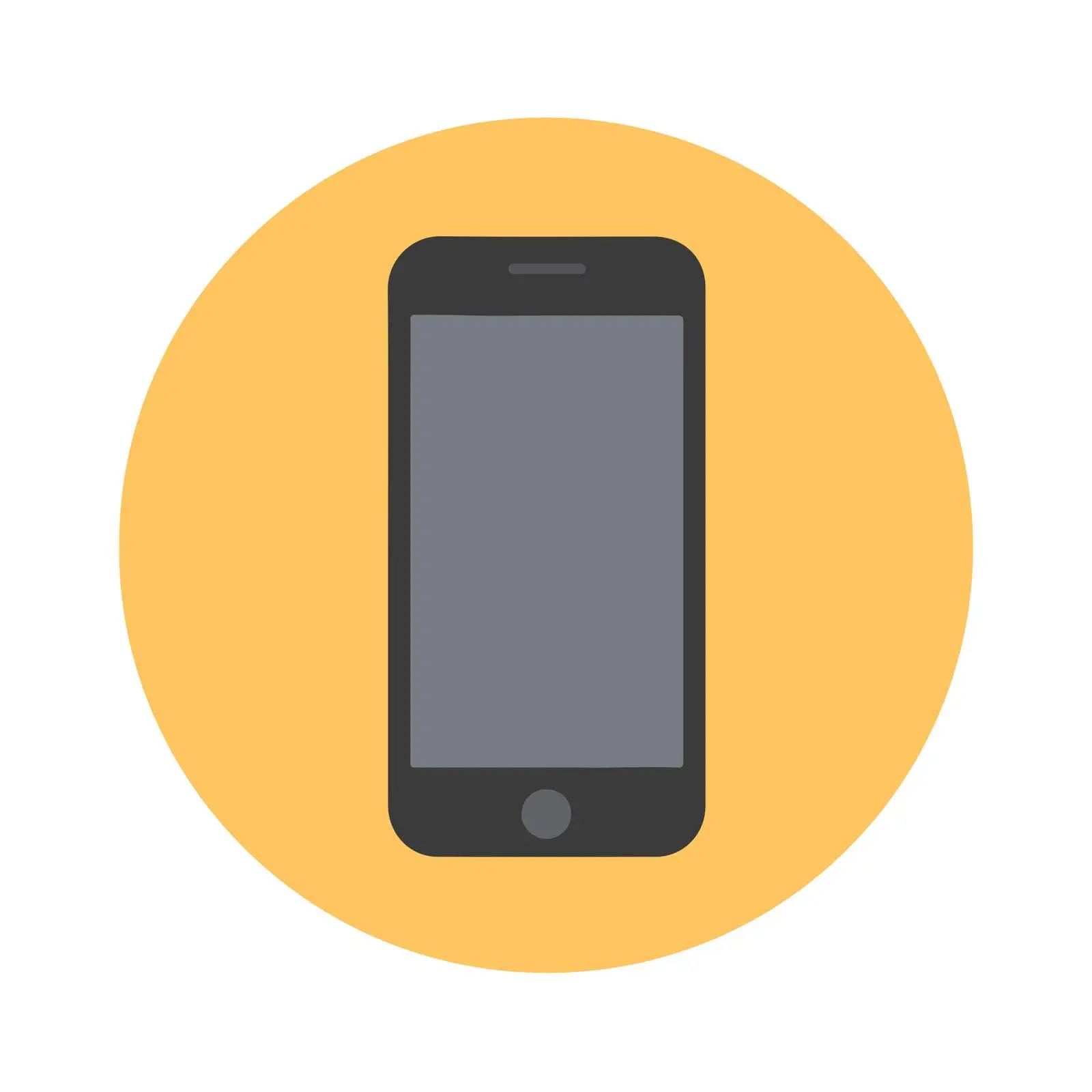 Smartphone Minimalist Icon — free download from Dotvec