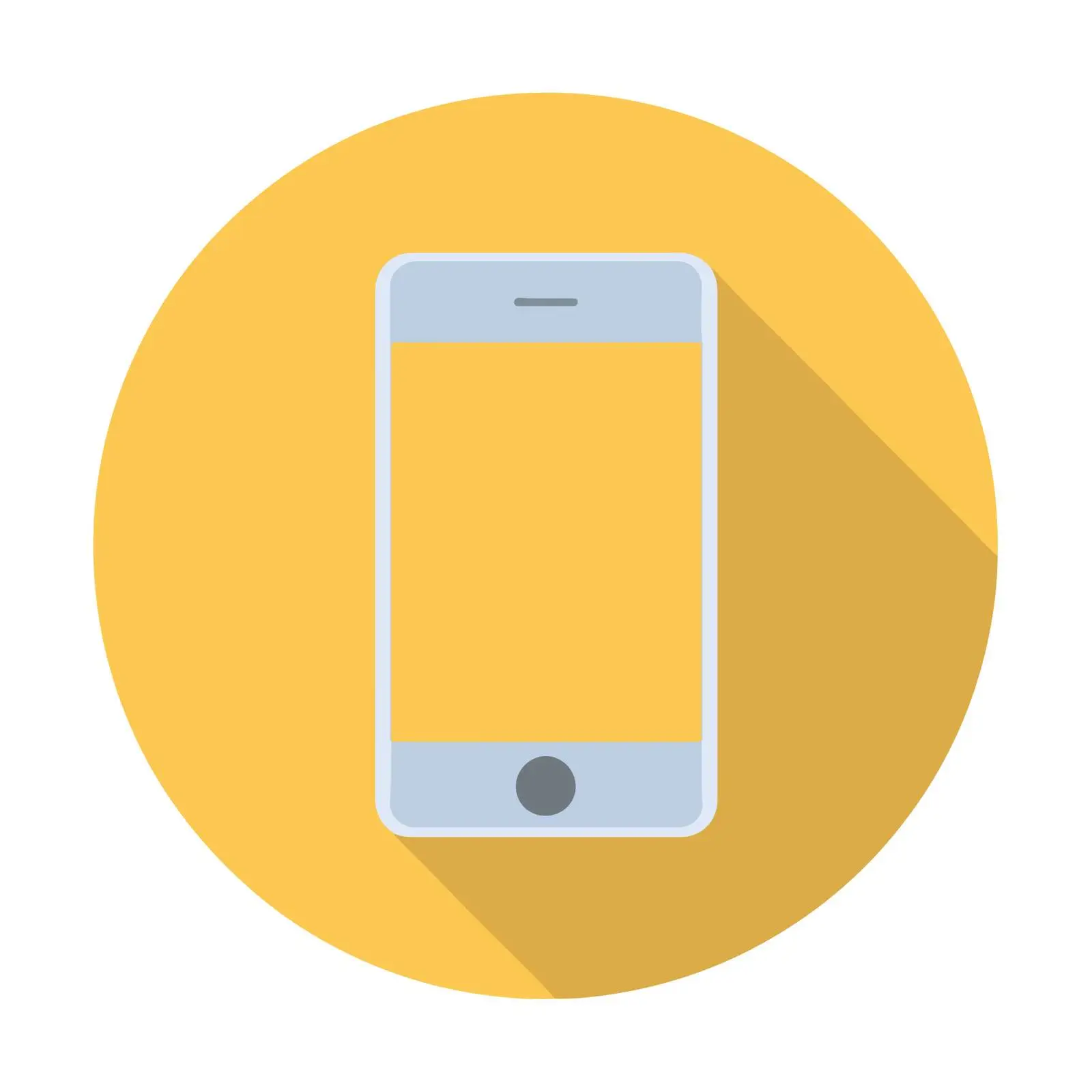 Smartphone Minimalist Flat Icon — free download from Dotvec