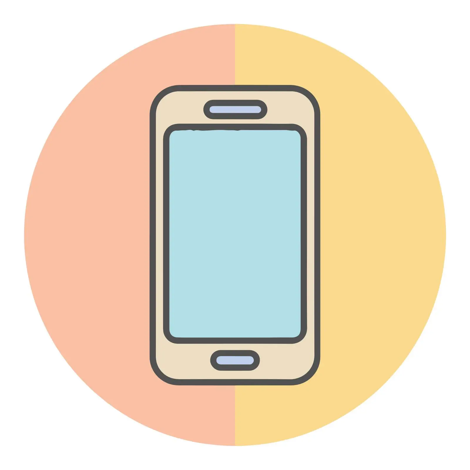 Smartphone Pictogram Flat Design Icon — free download from Dotvec