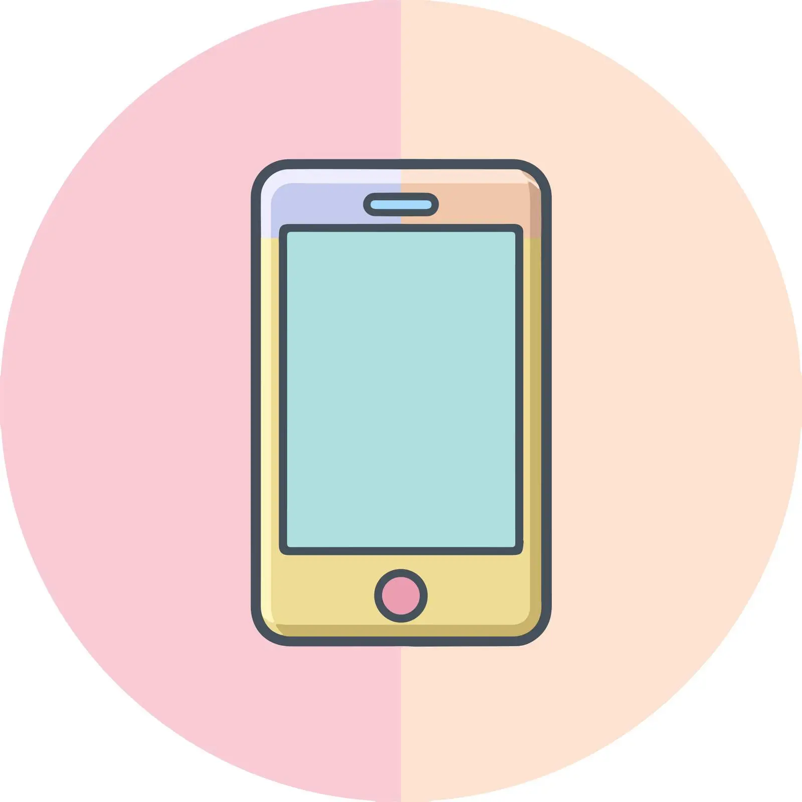 Smartphone Pictogram Flat Design Icon — free download from Dotvec