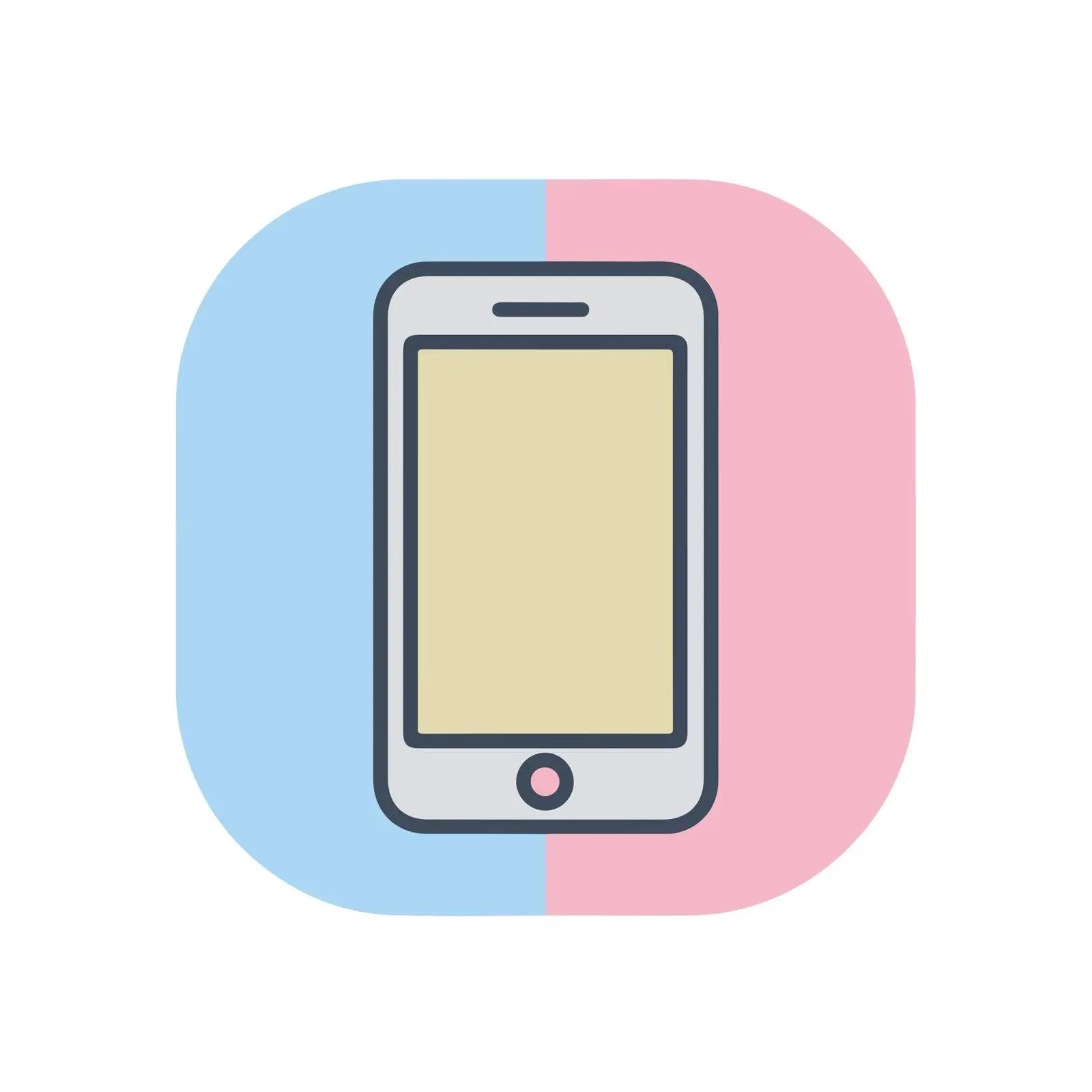 Smartphone Pictogram Flat Icon Design — free download from Dotvec