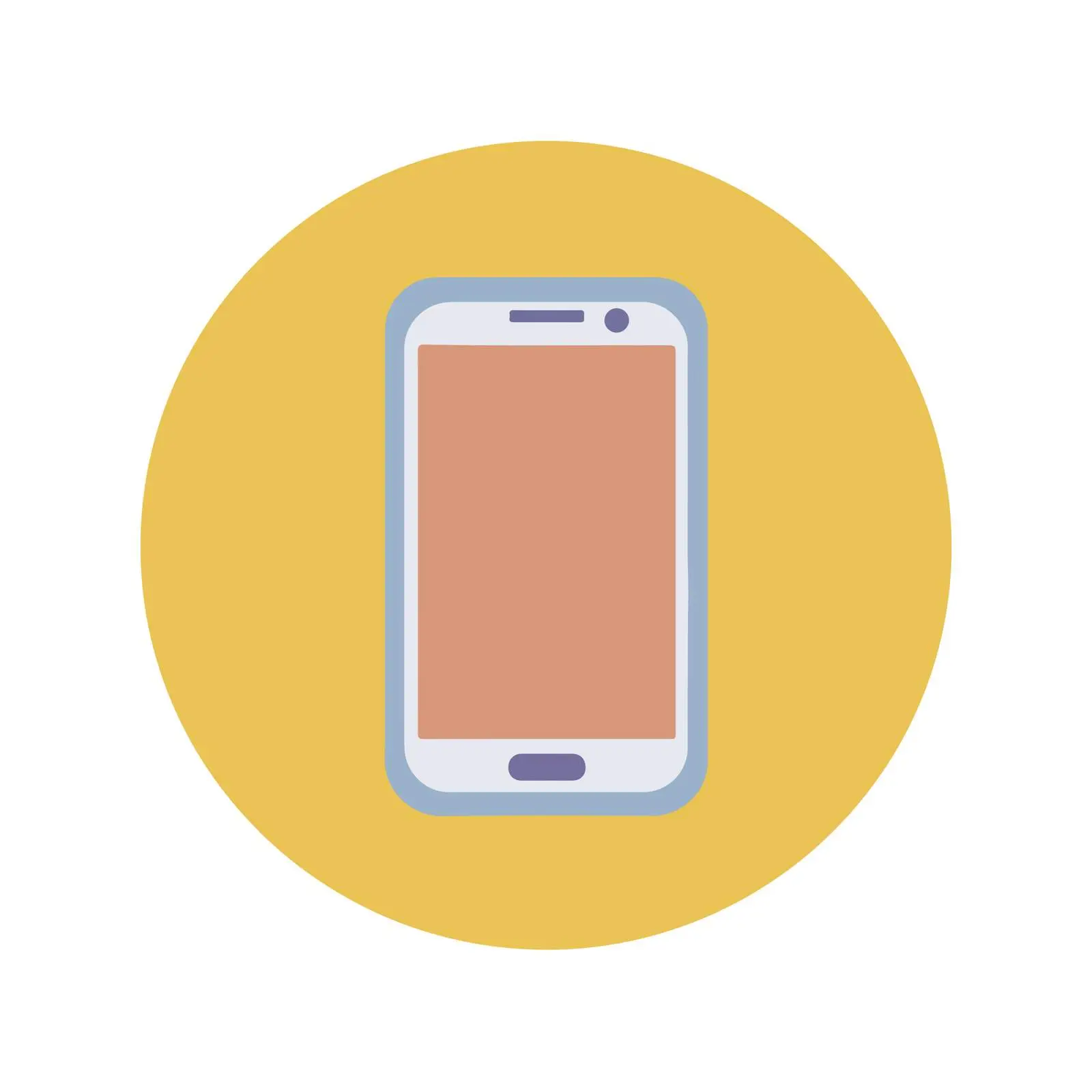 Smartphone Flat Design Icon — free download from Dotvec