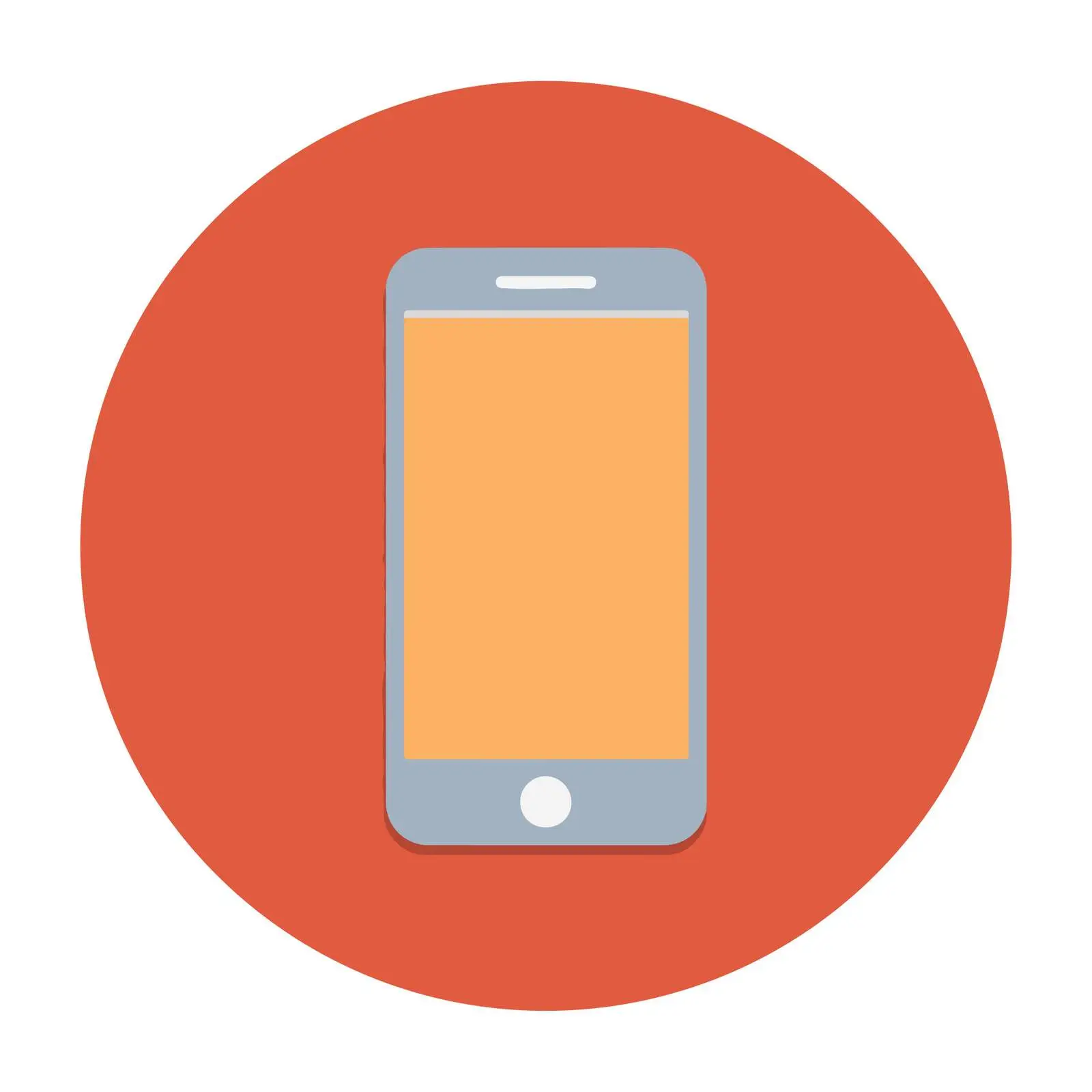 Modern Smartphone Flat Icon — free download from Dotvec