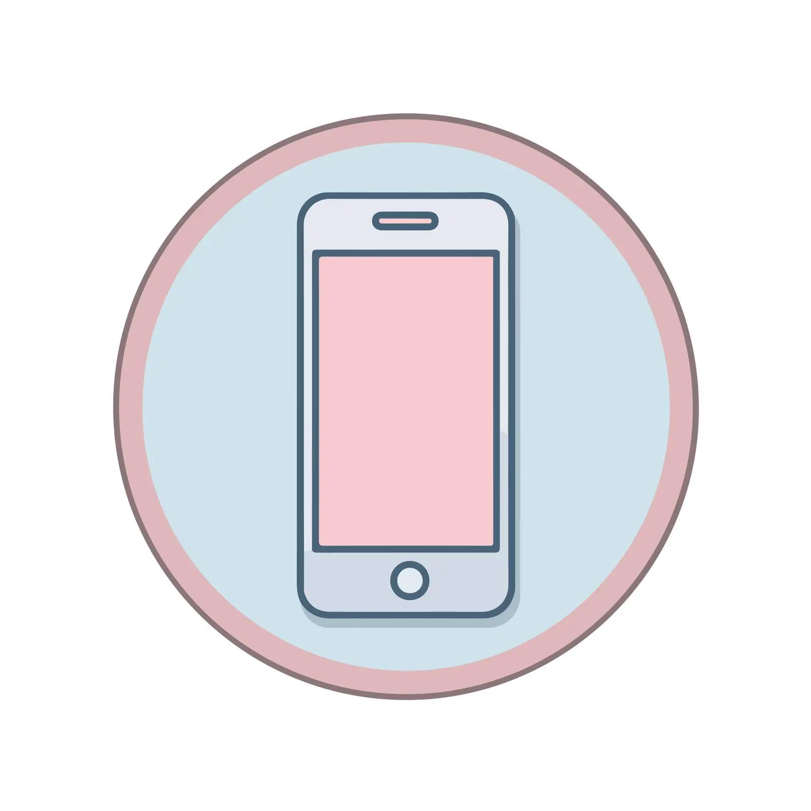 Smartphone Line Icon — free download from Dotvec