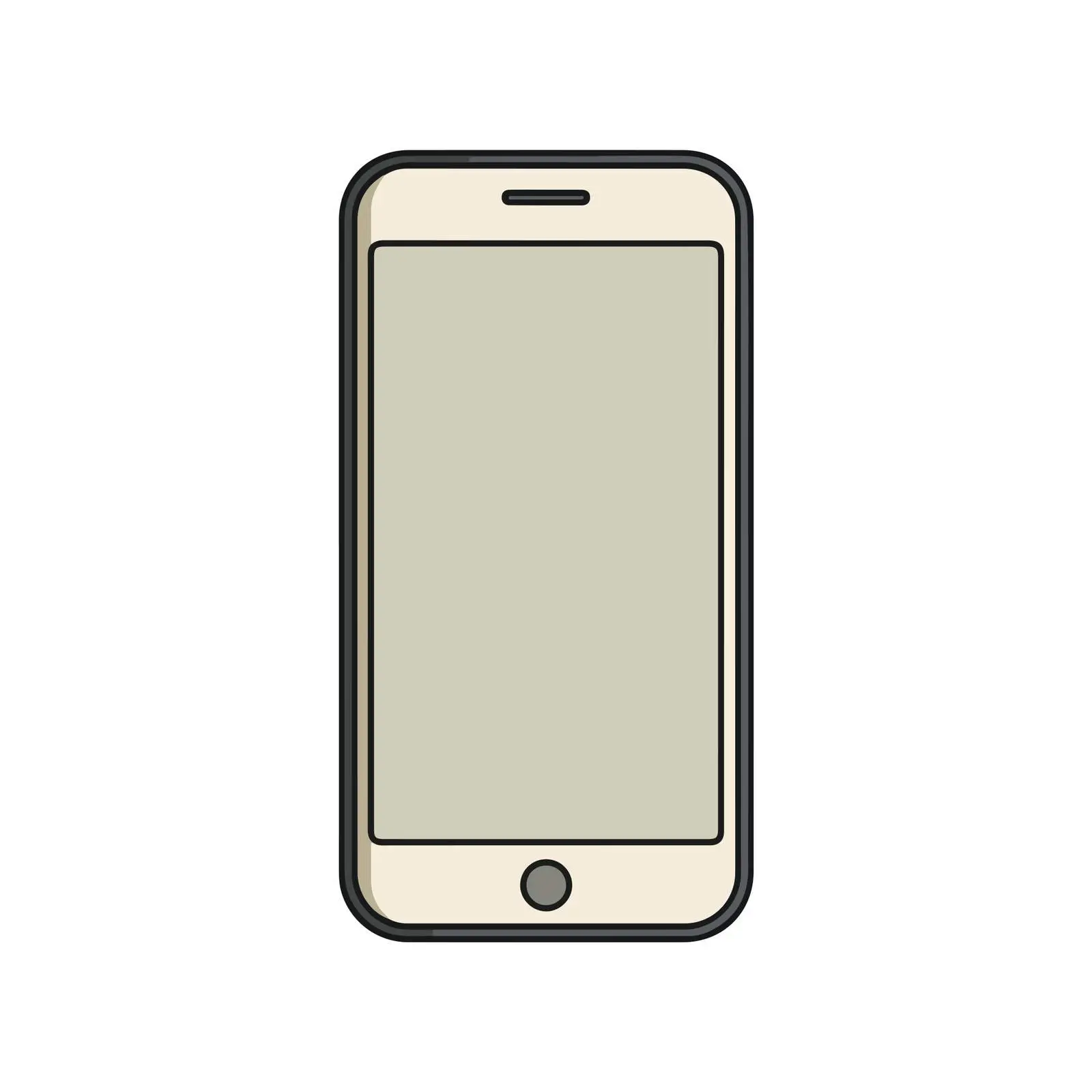 Smartphone Flat Icon Design — free download from Dotvec