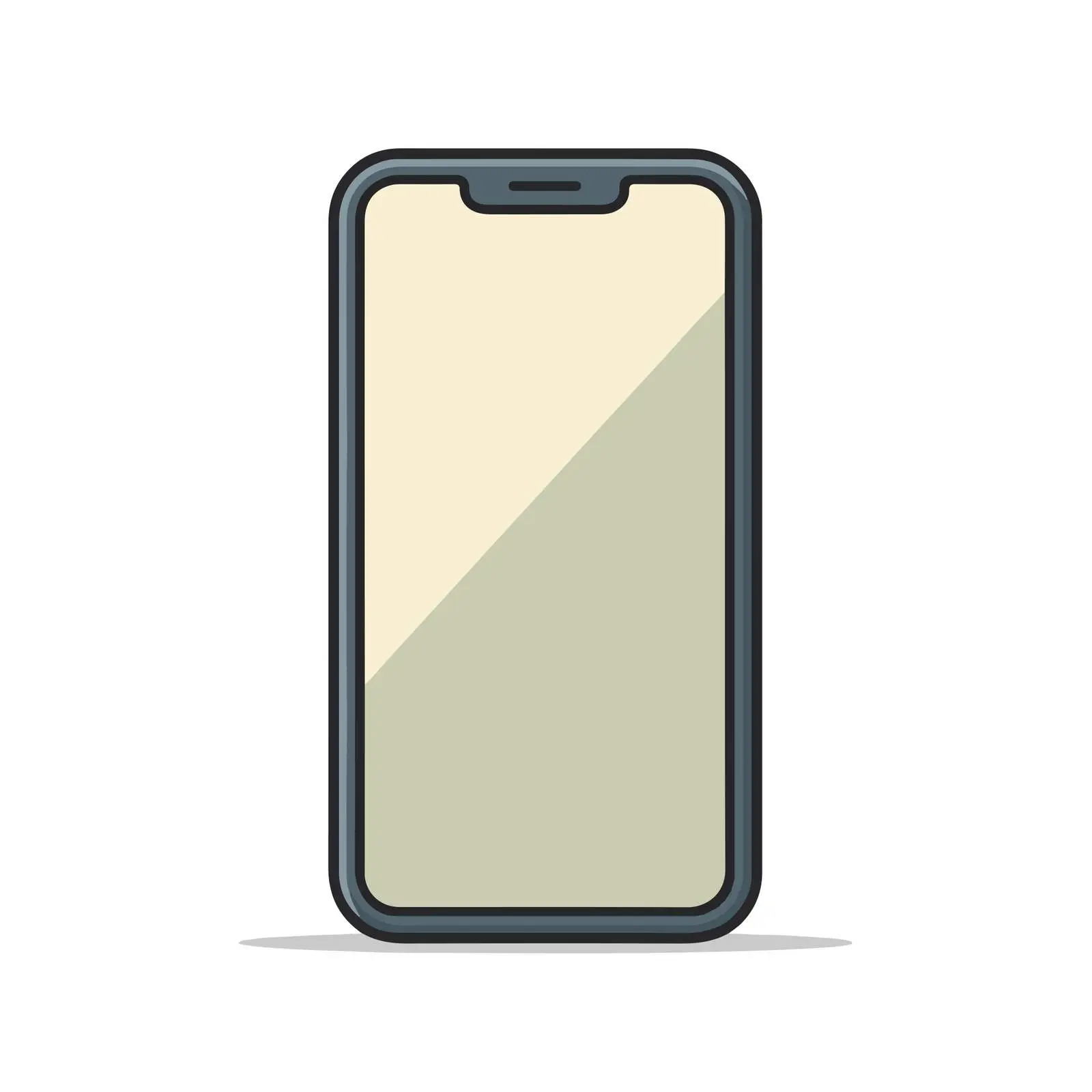 Smartphone Flat Icon Design — free download from Dotvec