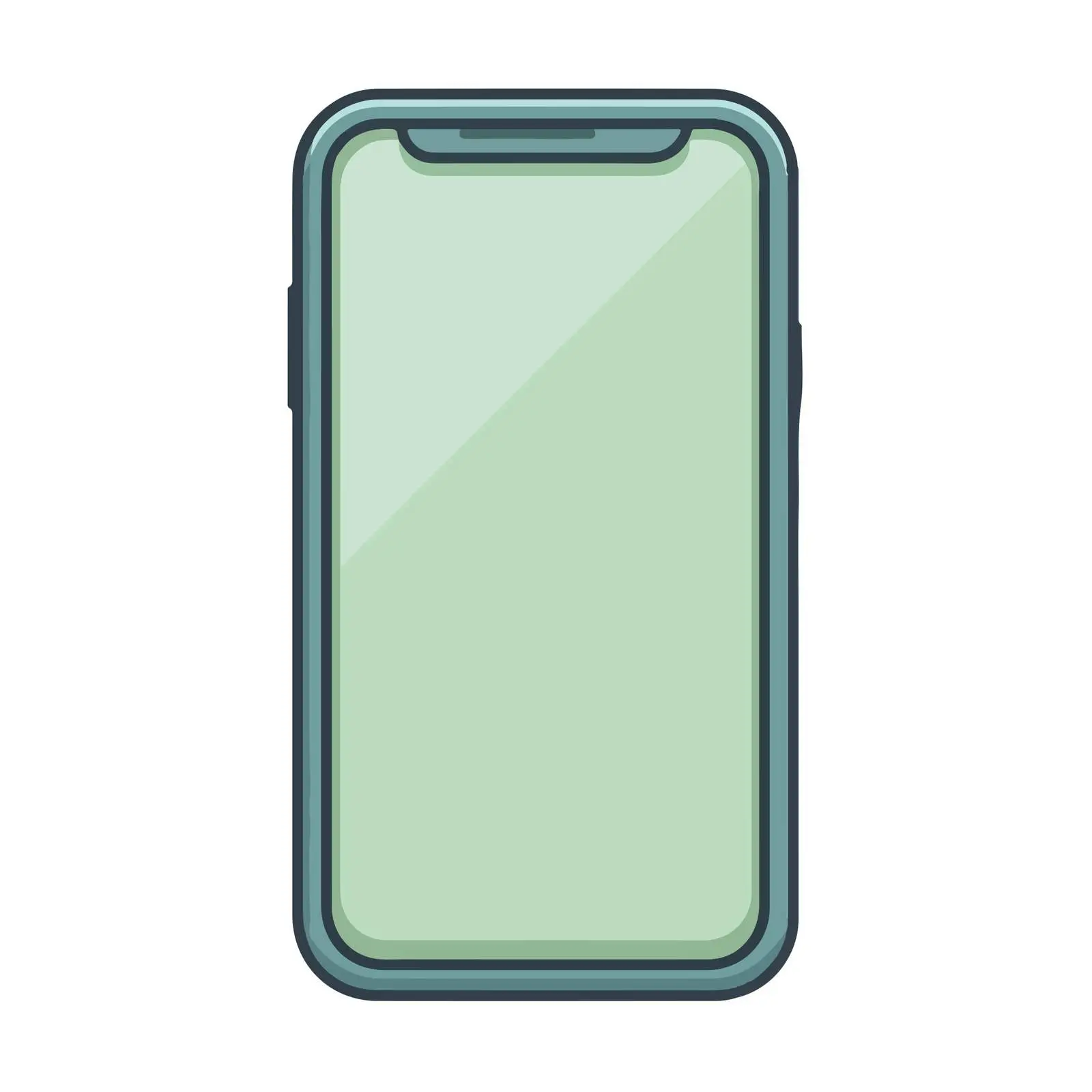 Smartphone Thin Line Icon — free download from Dotvec