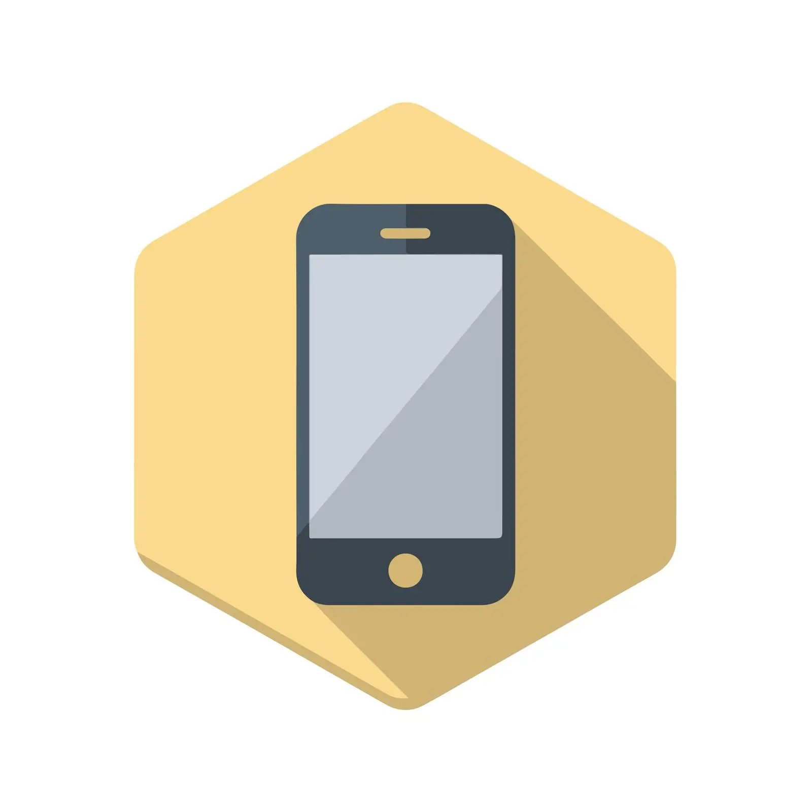 Minimalist Smartphone Icon — free download from Dotvec