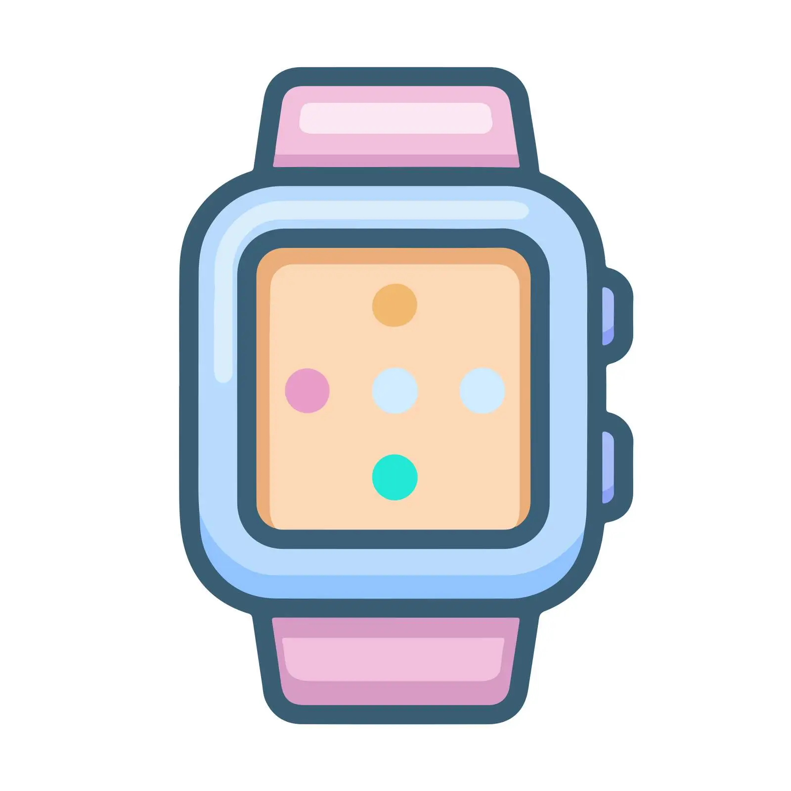 Smartwatch Flat Design Icon — free download from Dotvec