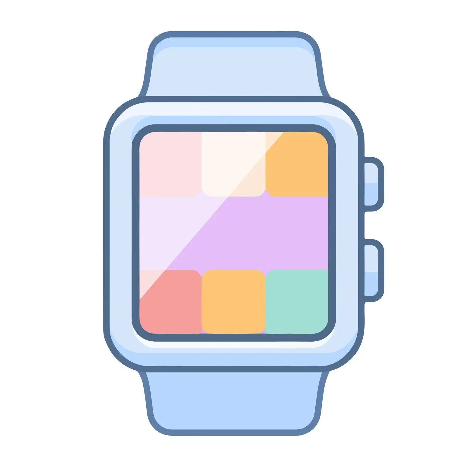 Smartwatch Clean UI Icon — free download from Dotvec