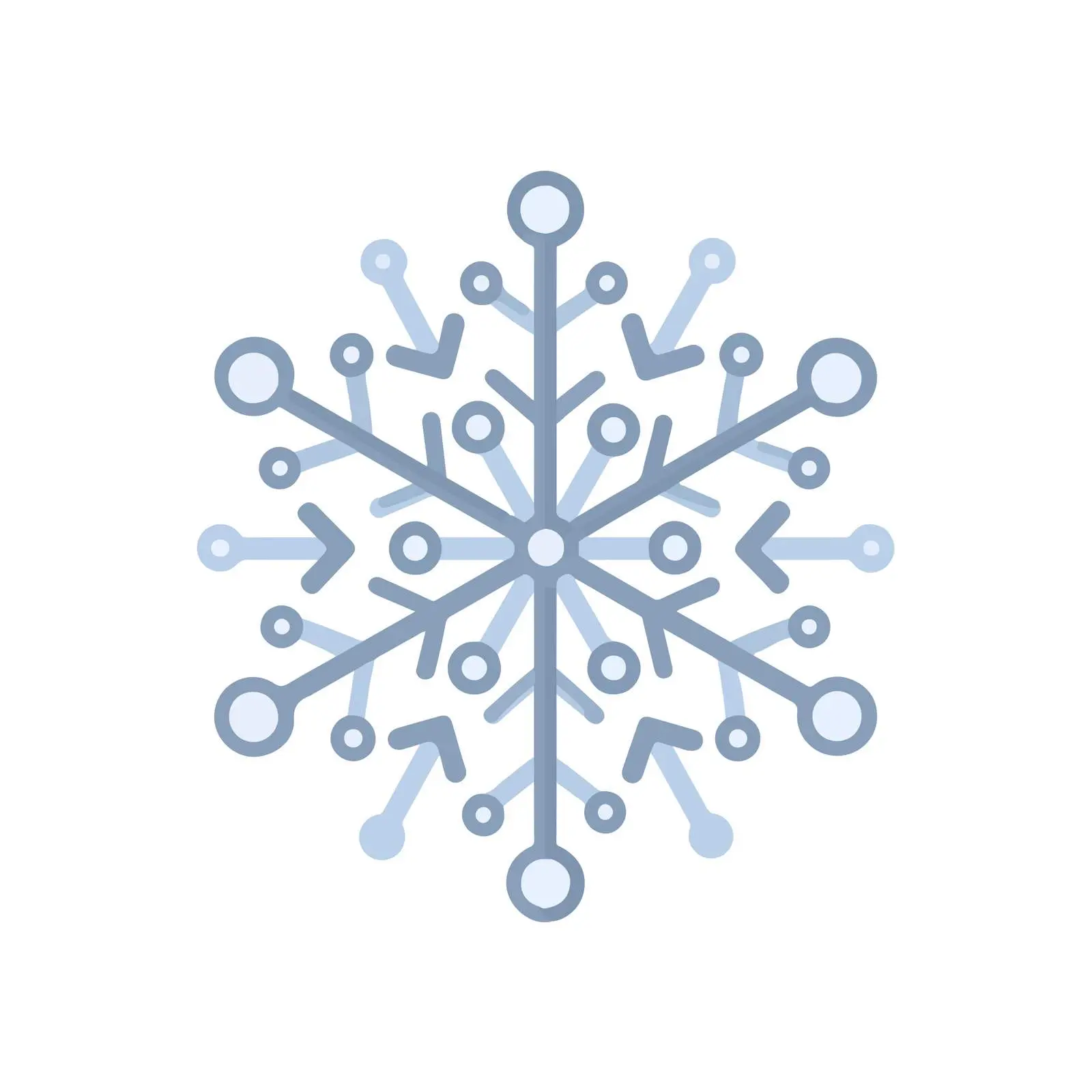 Snowflake Clean UI Icon Design — free download from Dotvec