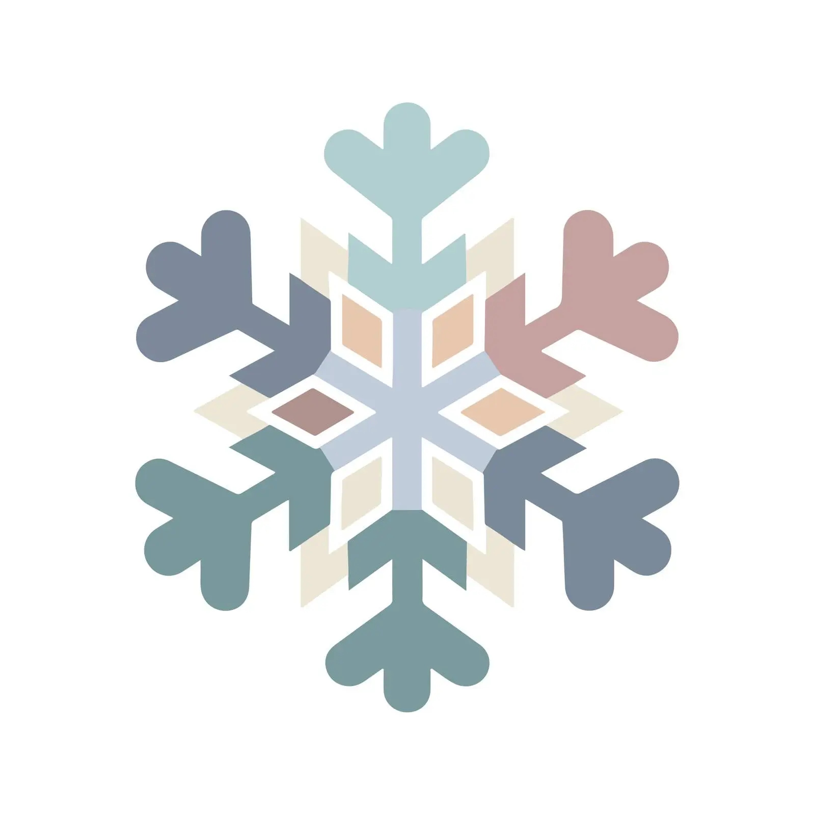 Snowflake Minimalist Icon — free download from Dotvec