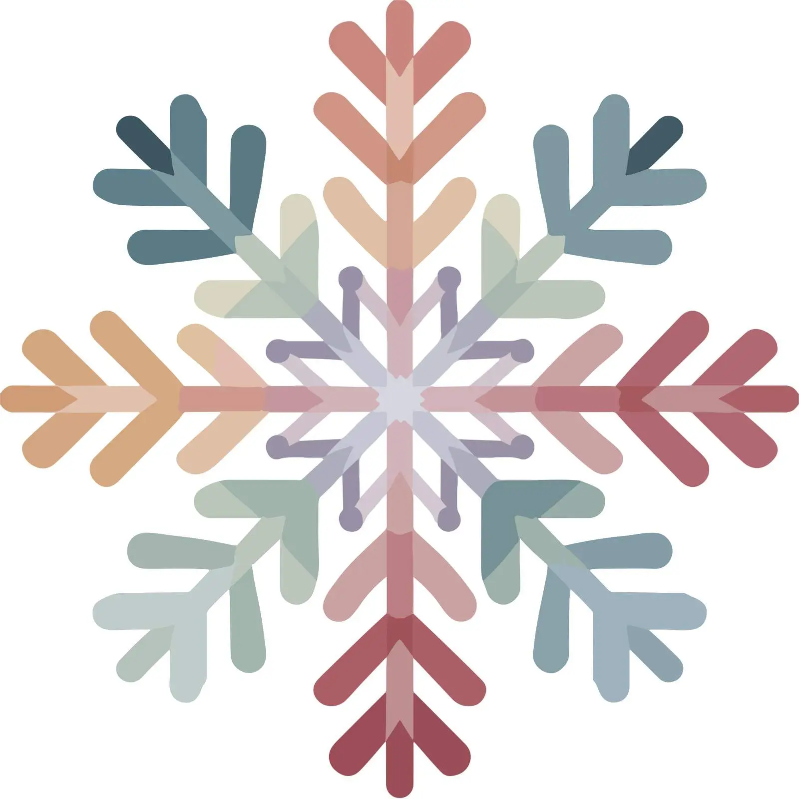 Snowflake Design Icon — free download from Dotvec
