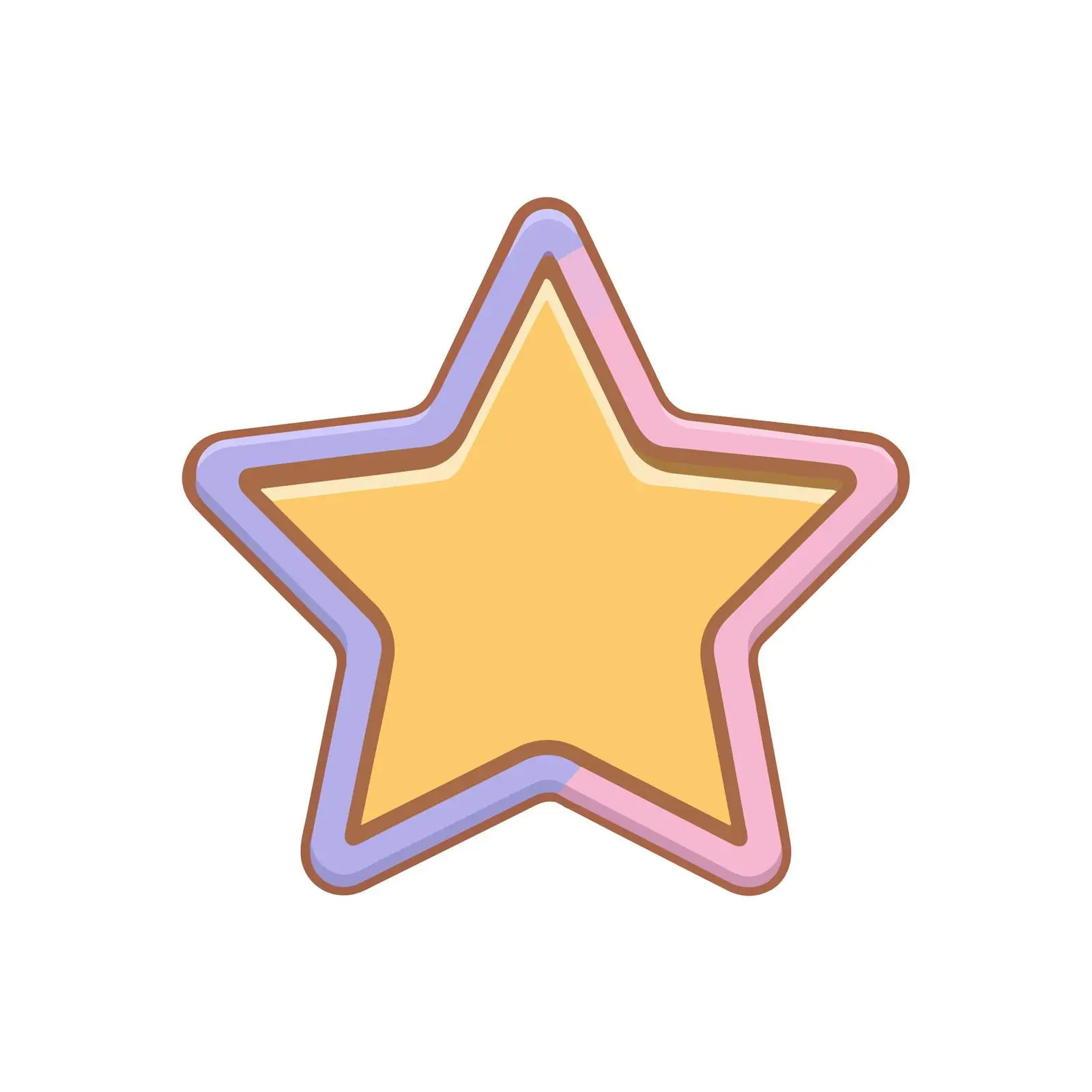 Star UI Icon in Pastel Colors — free download from Dotvec