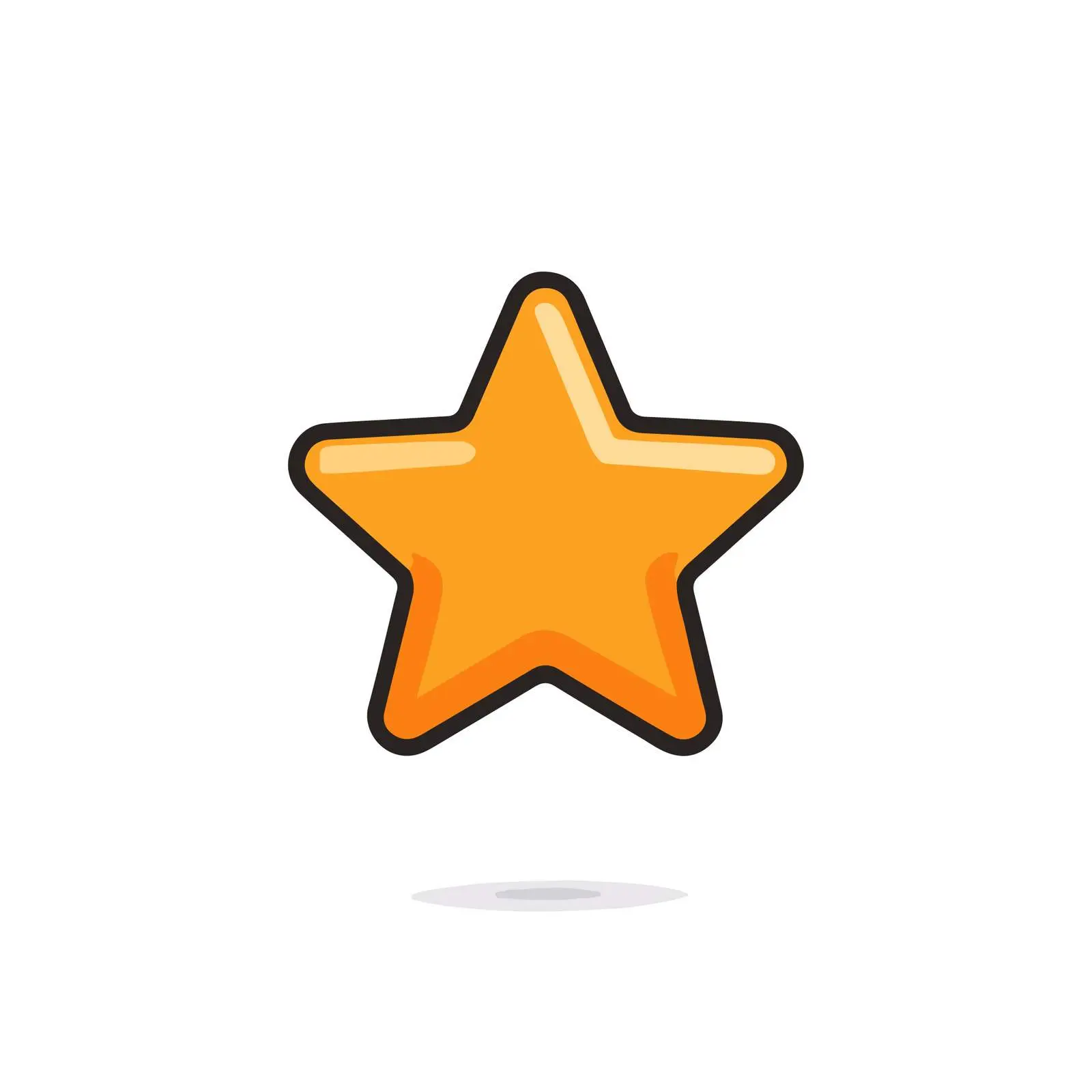 Monoline Star Icon Design — free download from Dotvec