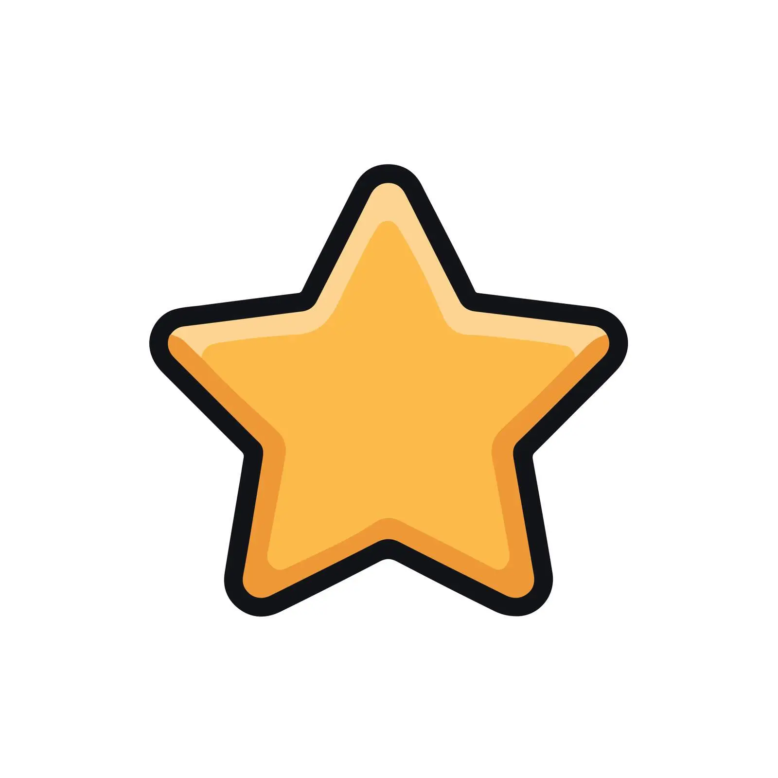 Monoline Star Icon Design — free download from Dotvec