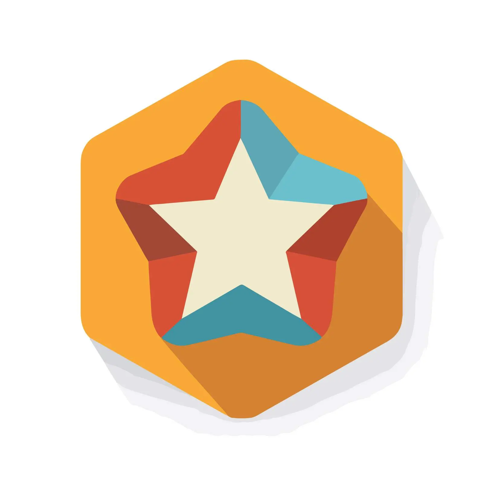 Star Pictogram Flat Design Icon — free download from Dotvec