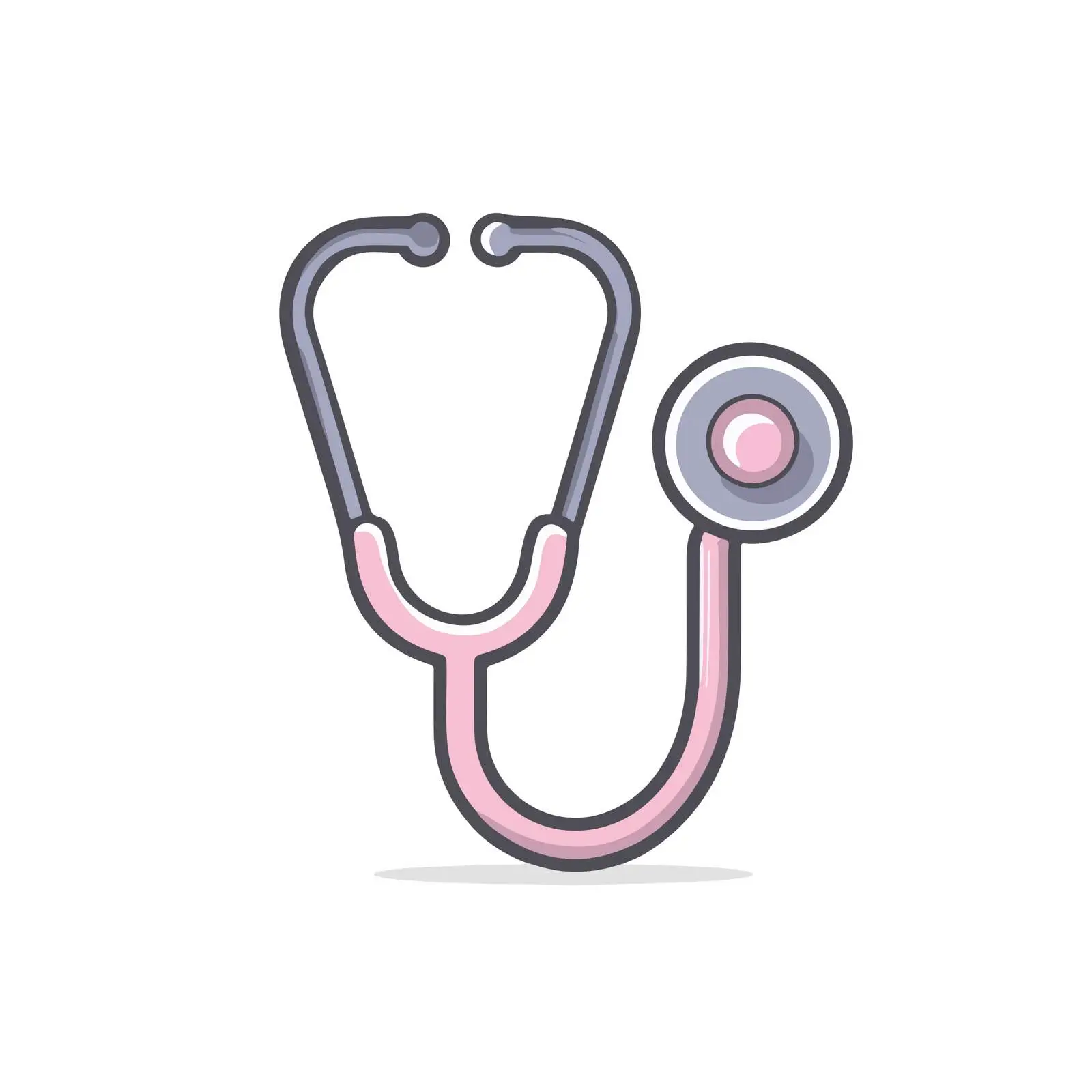 Minimalist Stethoscope Icon — free download from Dotvec