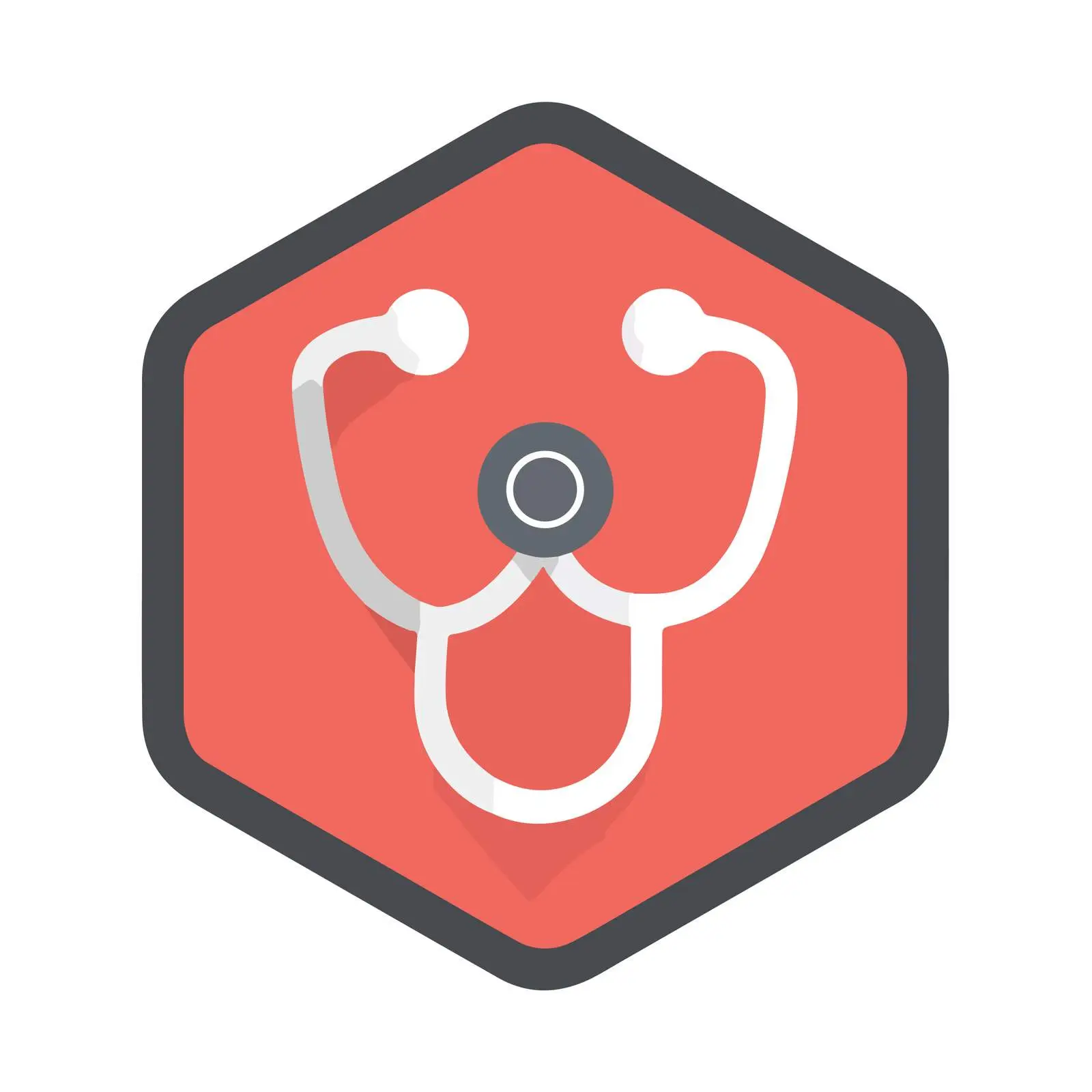 Medical Stethoscope Icon Design — free download from Dotvec