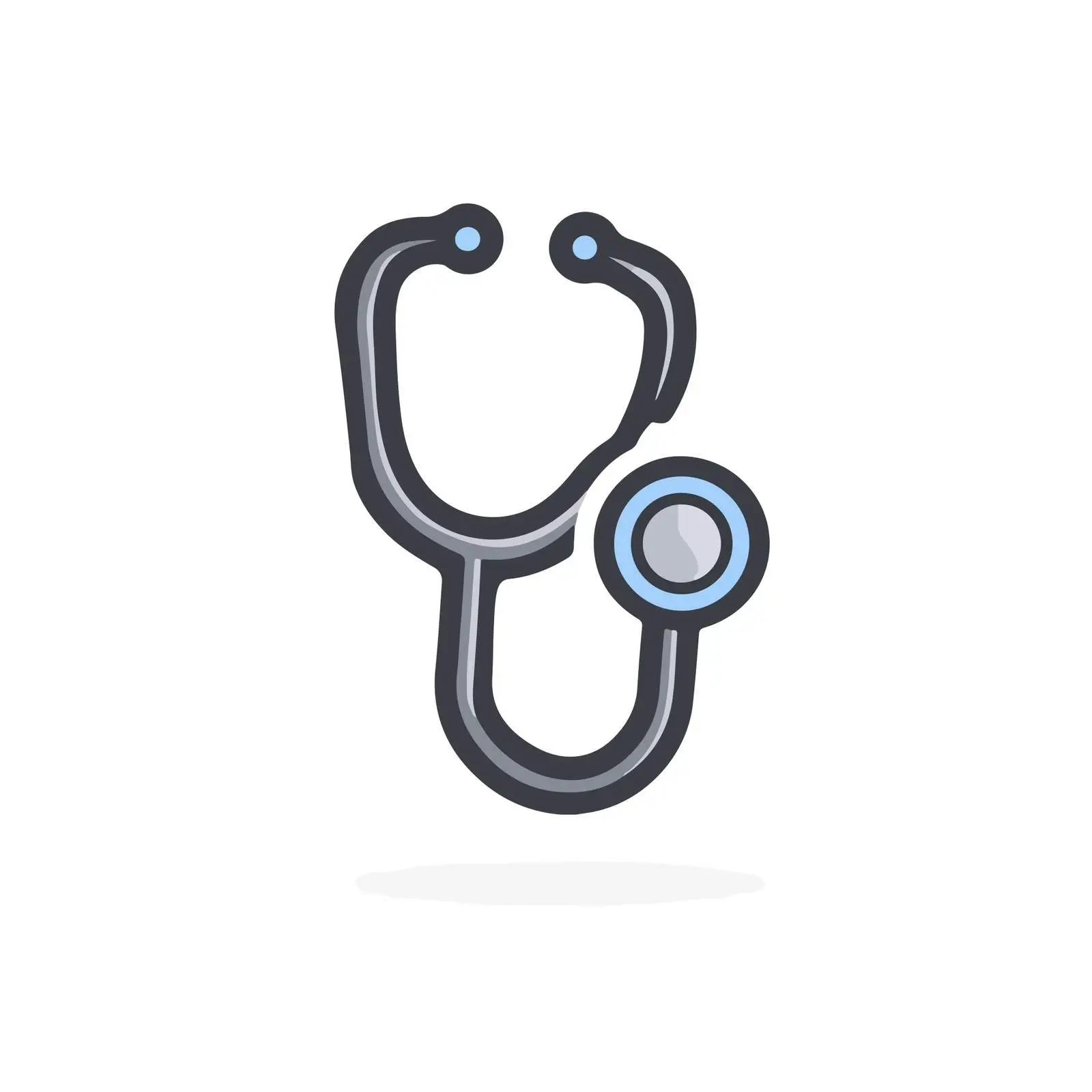 Stethoscope Icon Design — free download from Dotvec