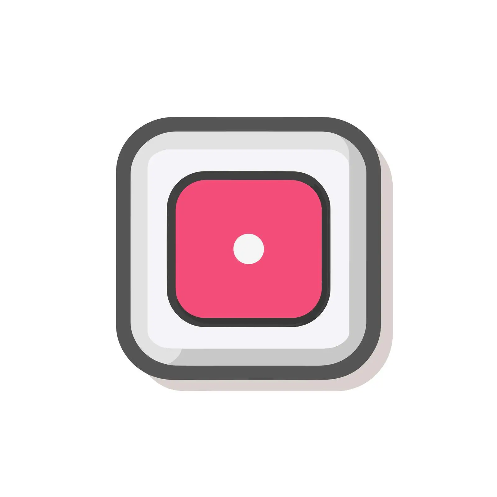 Minimalist Stop Button Icon — free download from Dotvec