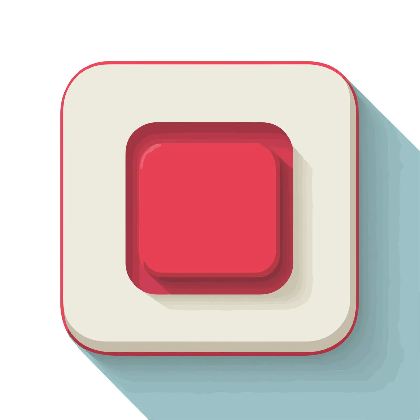 Minimalist Stop Button Icon — free download from Dotvec