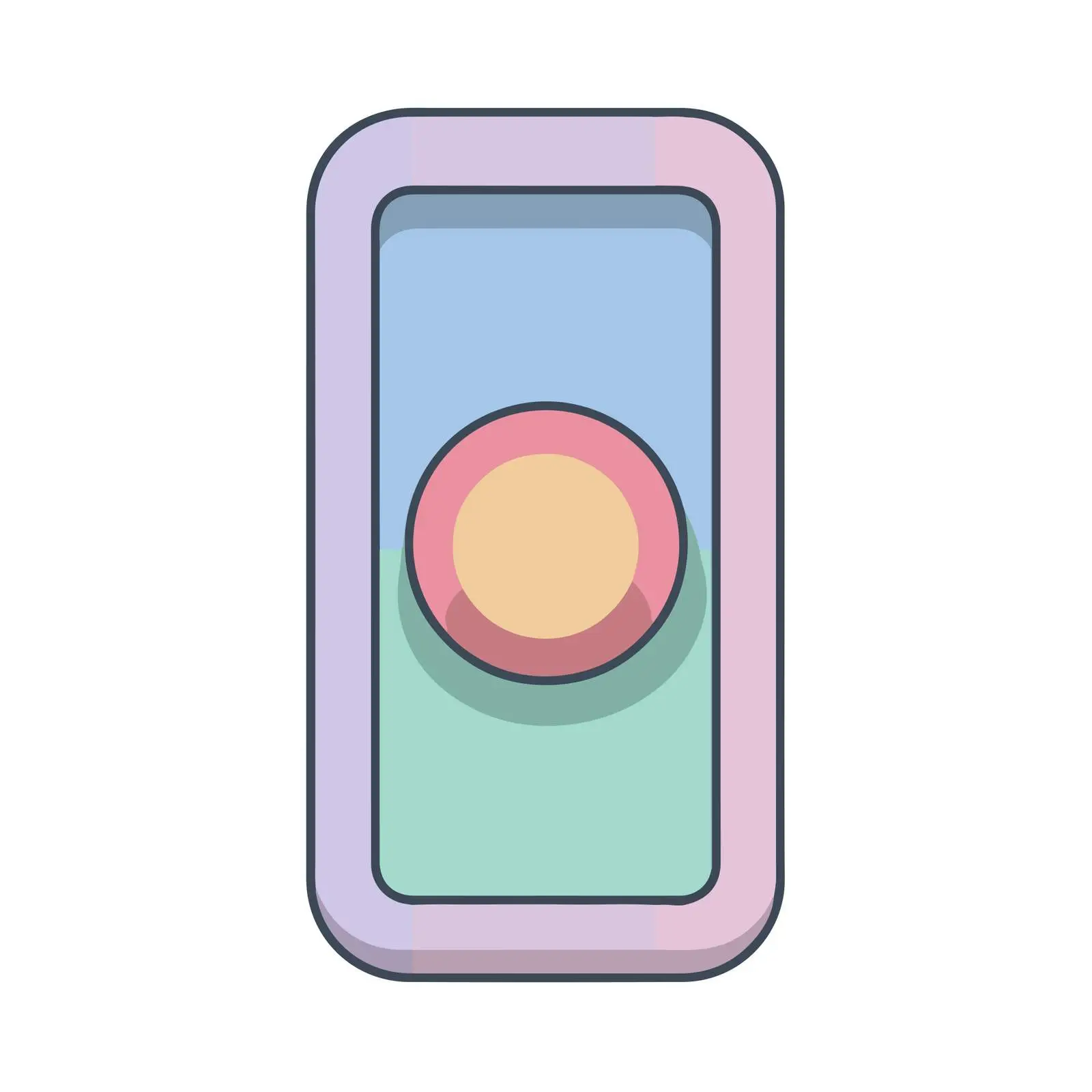 Stop Button Icon in Flat Design — free download from Dotvec