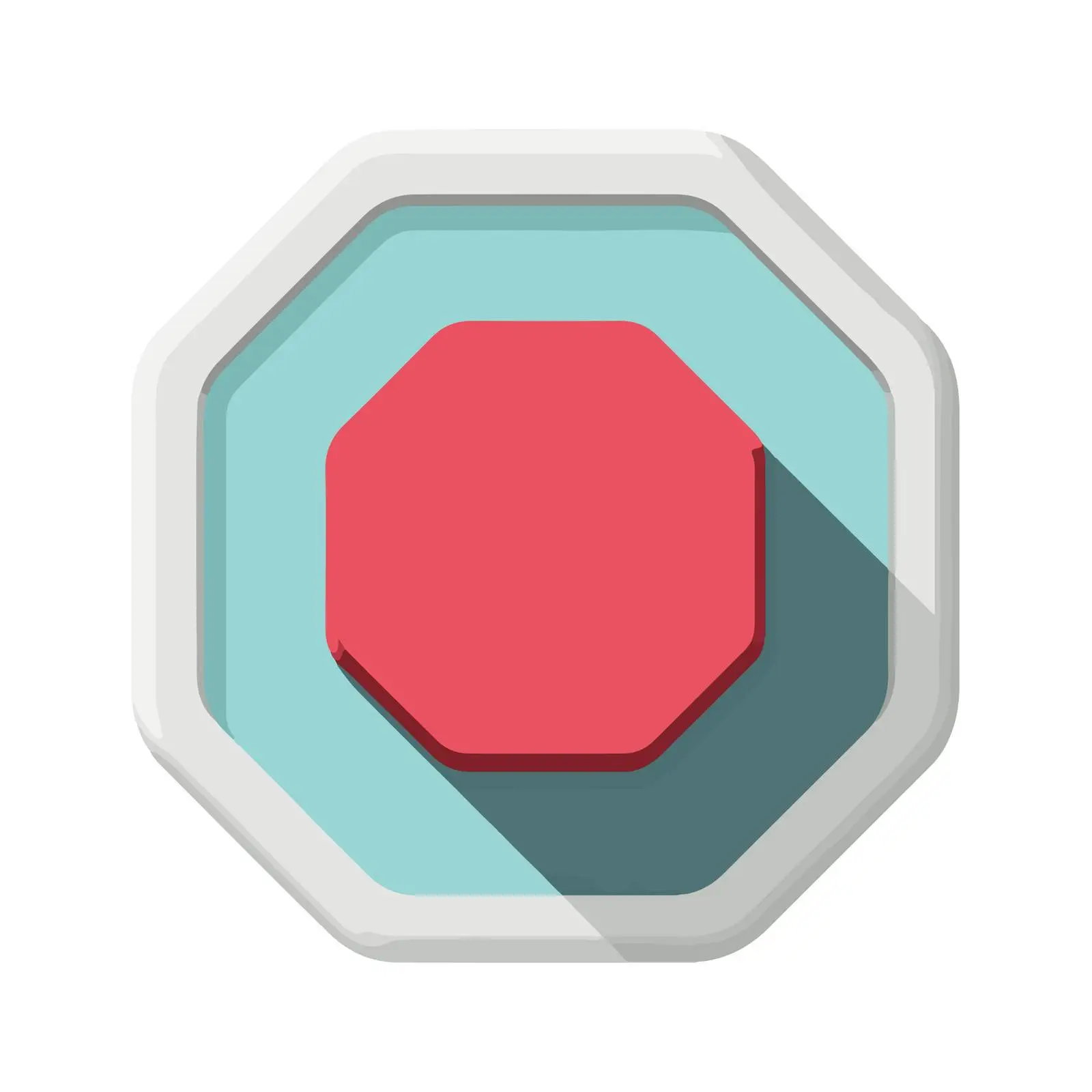 Stop Button Icon Design — free download from Dotvec