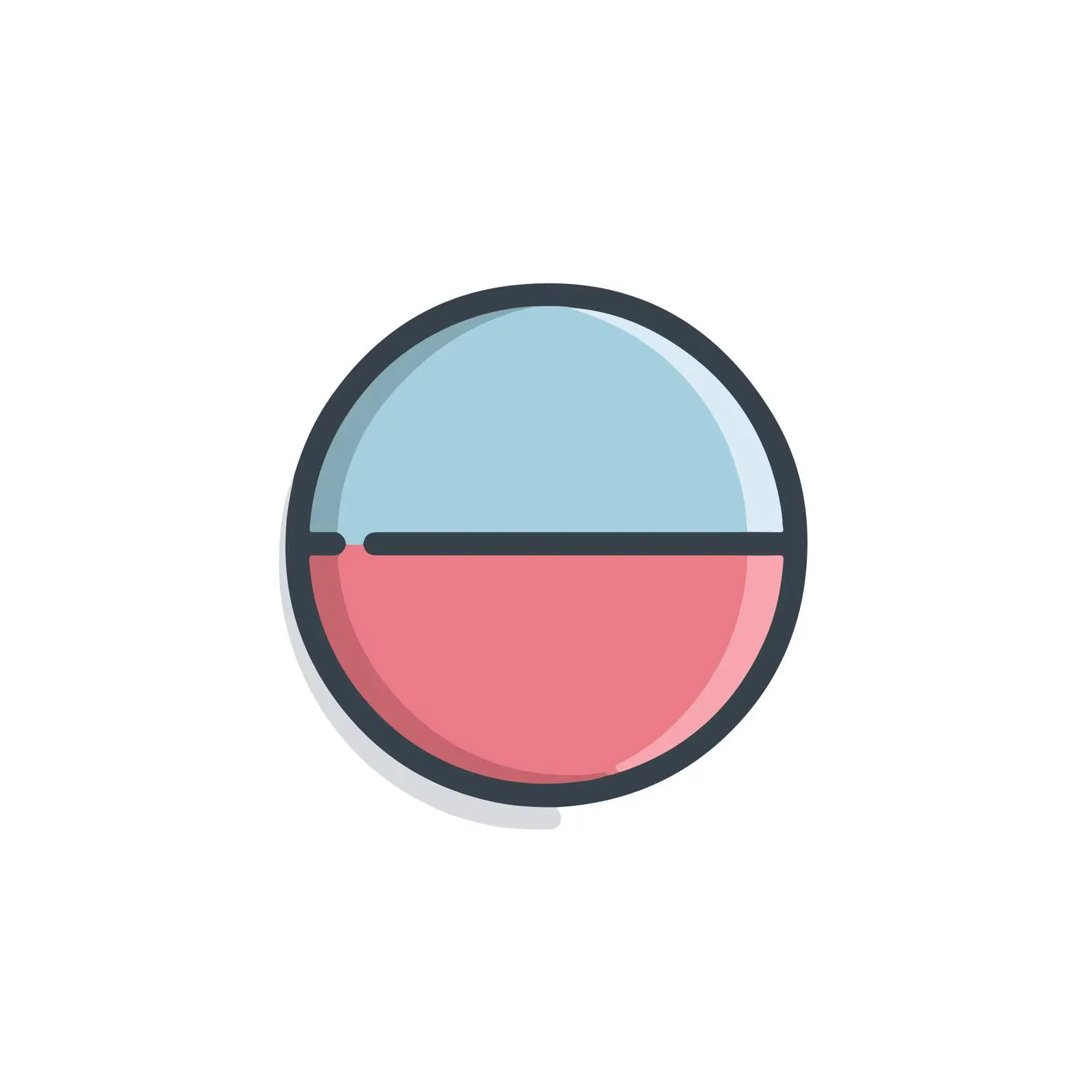 Stop Button Flat Design Icon — free download from Dotvec
