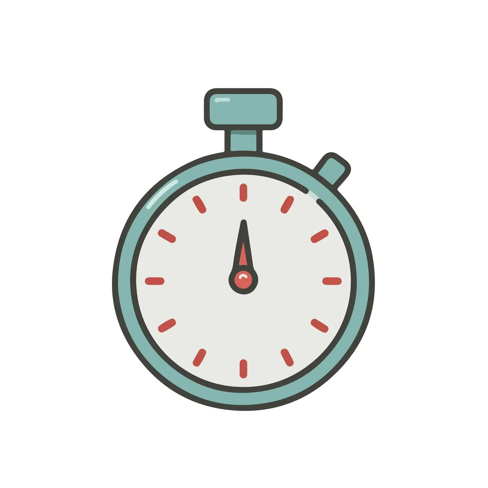 Sleek Stopwatch Icon Design — free download from Dotvec