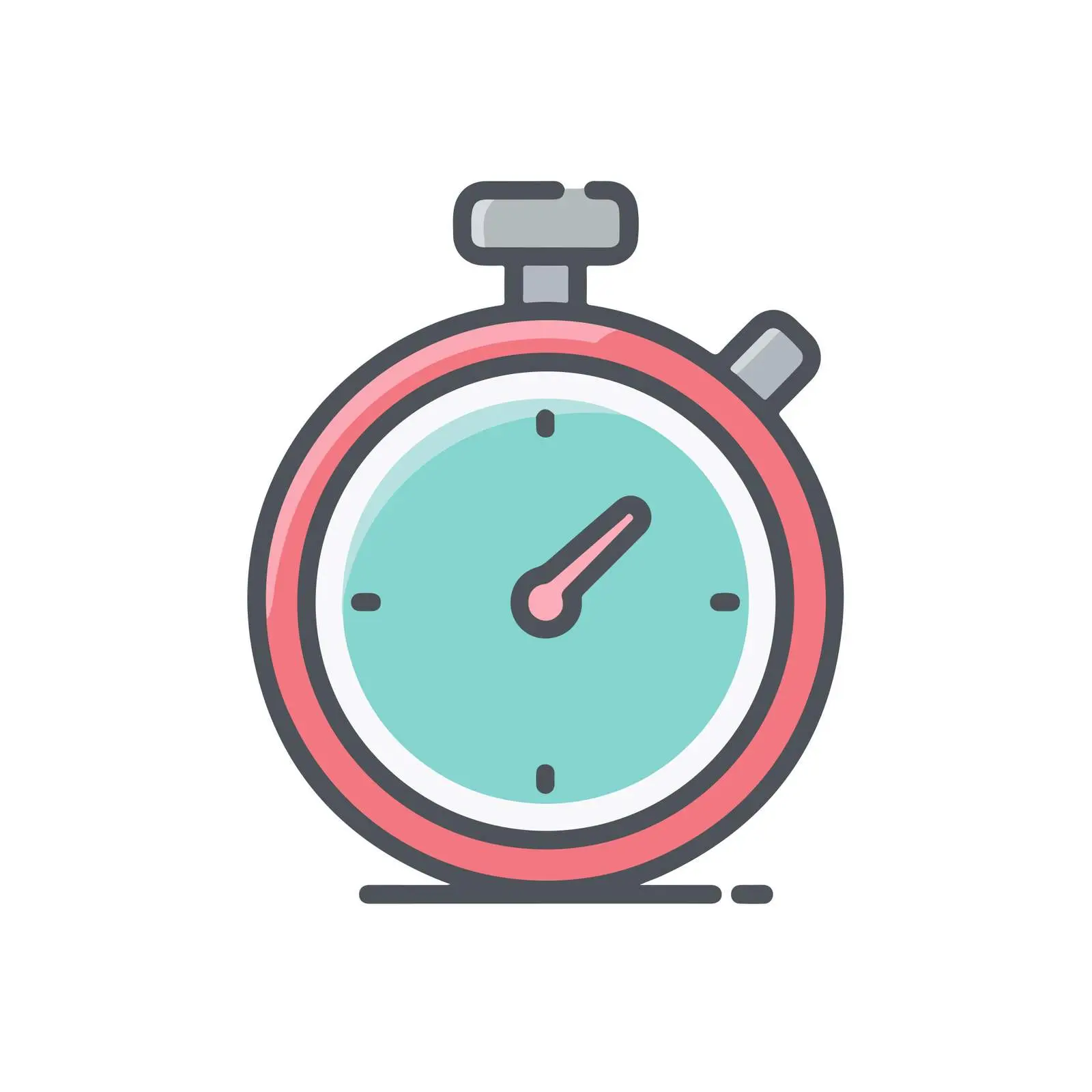 Sleek Stopwatch Icon — free download from Dotvec