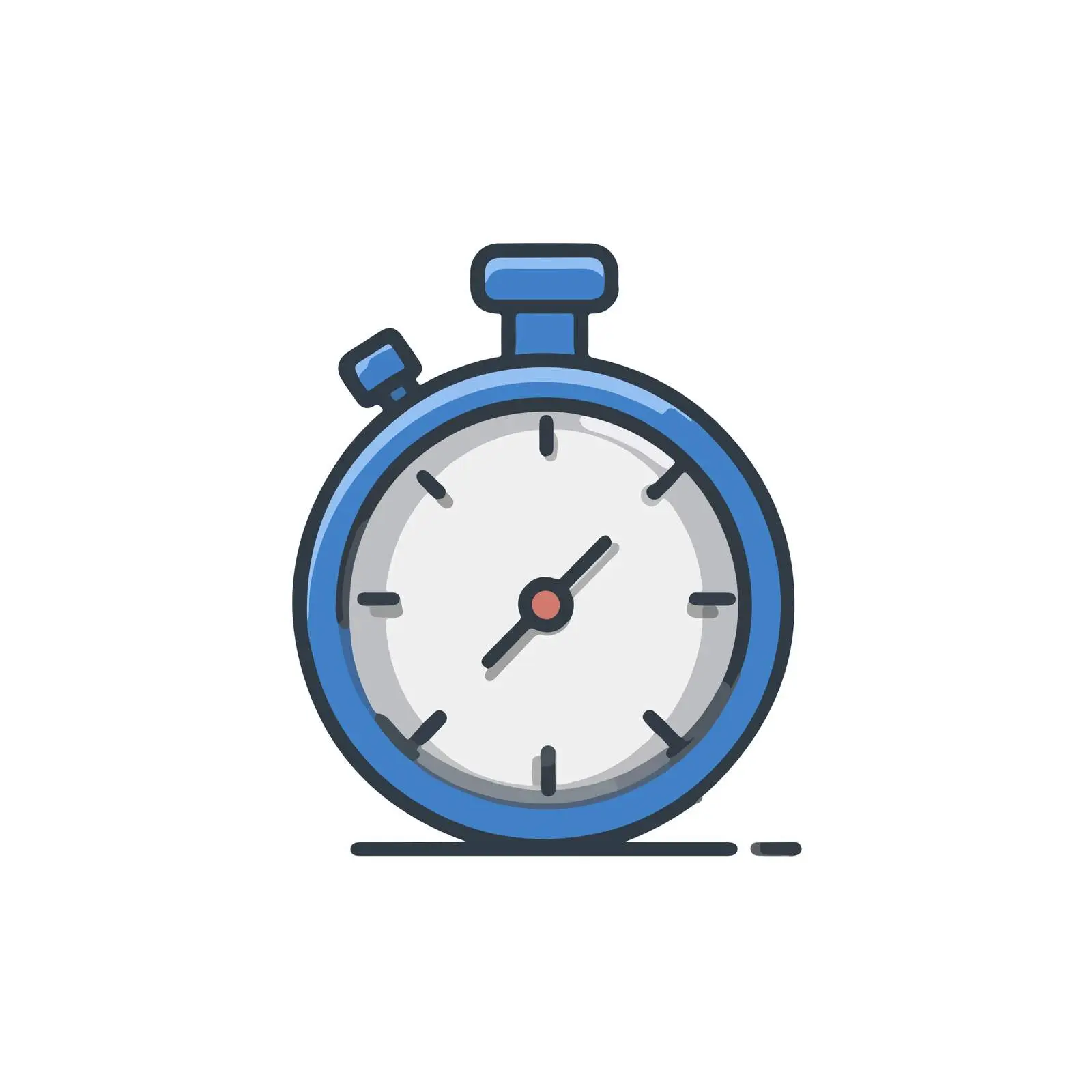 Stopwatch Clean UI Icon Design — free download from Dotvec
