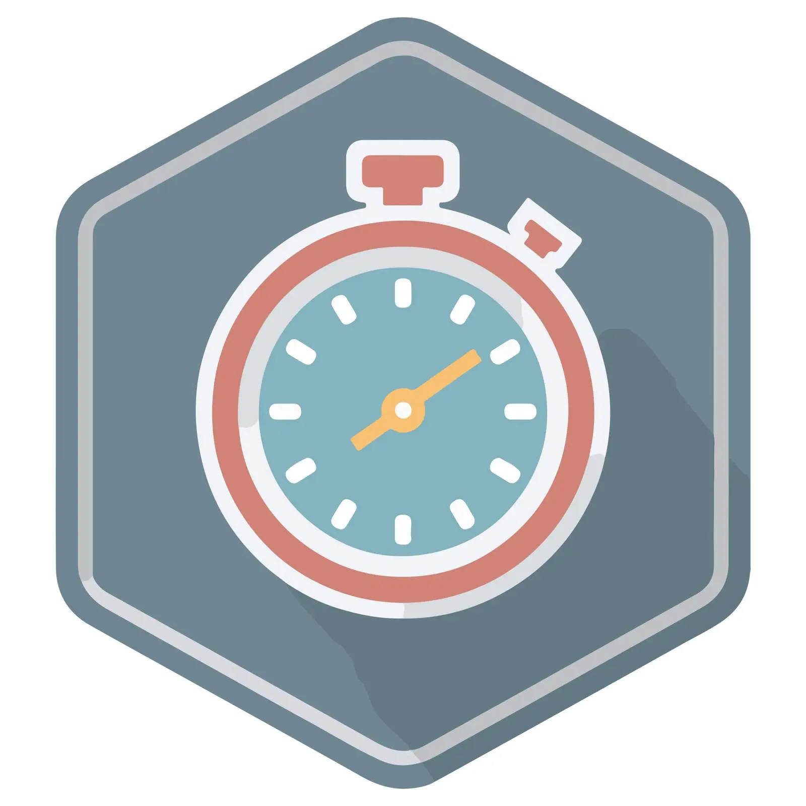 Stopwatch Flat Vector Icon Design — free download from Dotvec